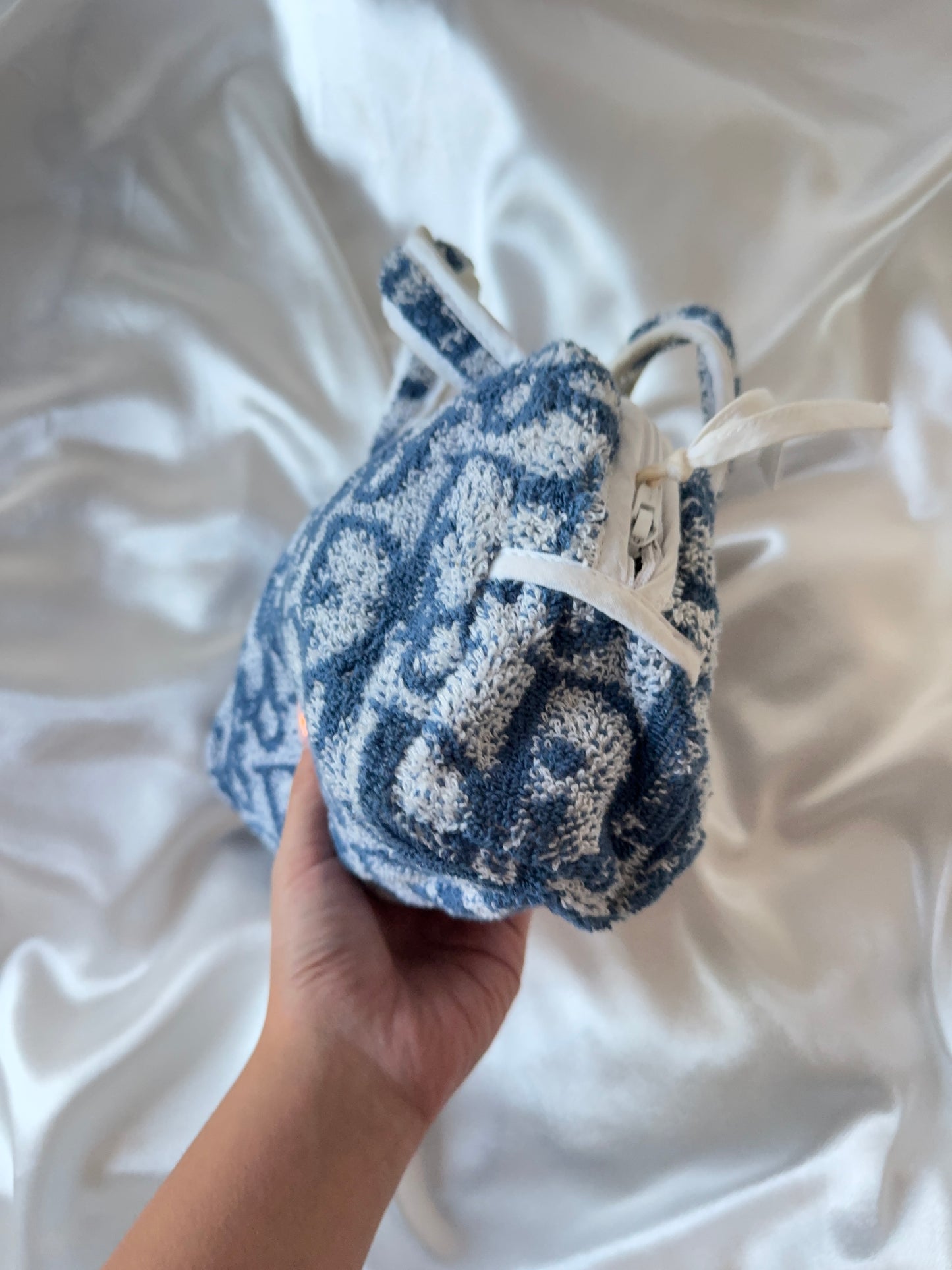 DIOR trotter terry cloth bag
