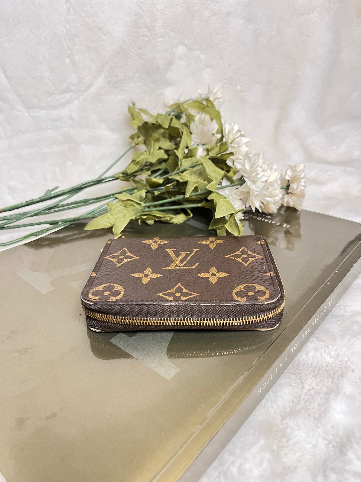 Authentic pre-owned Louis Vuitton mini compact zippy wallet