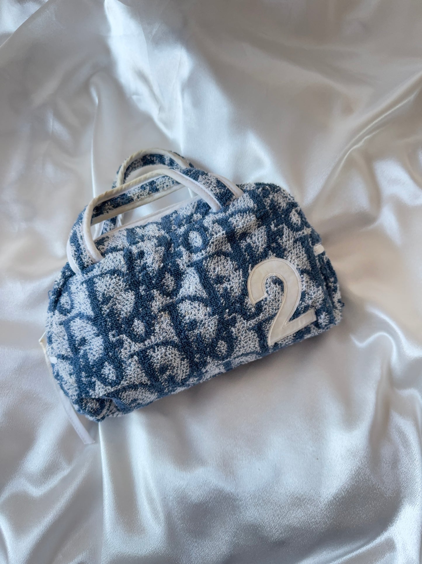 DIOR trotter terry cloth bag