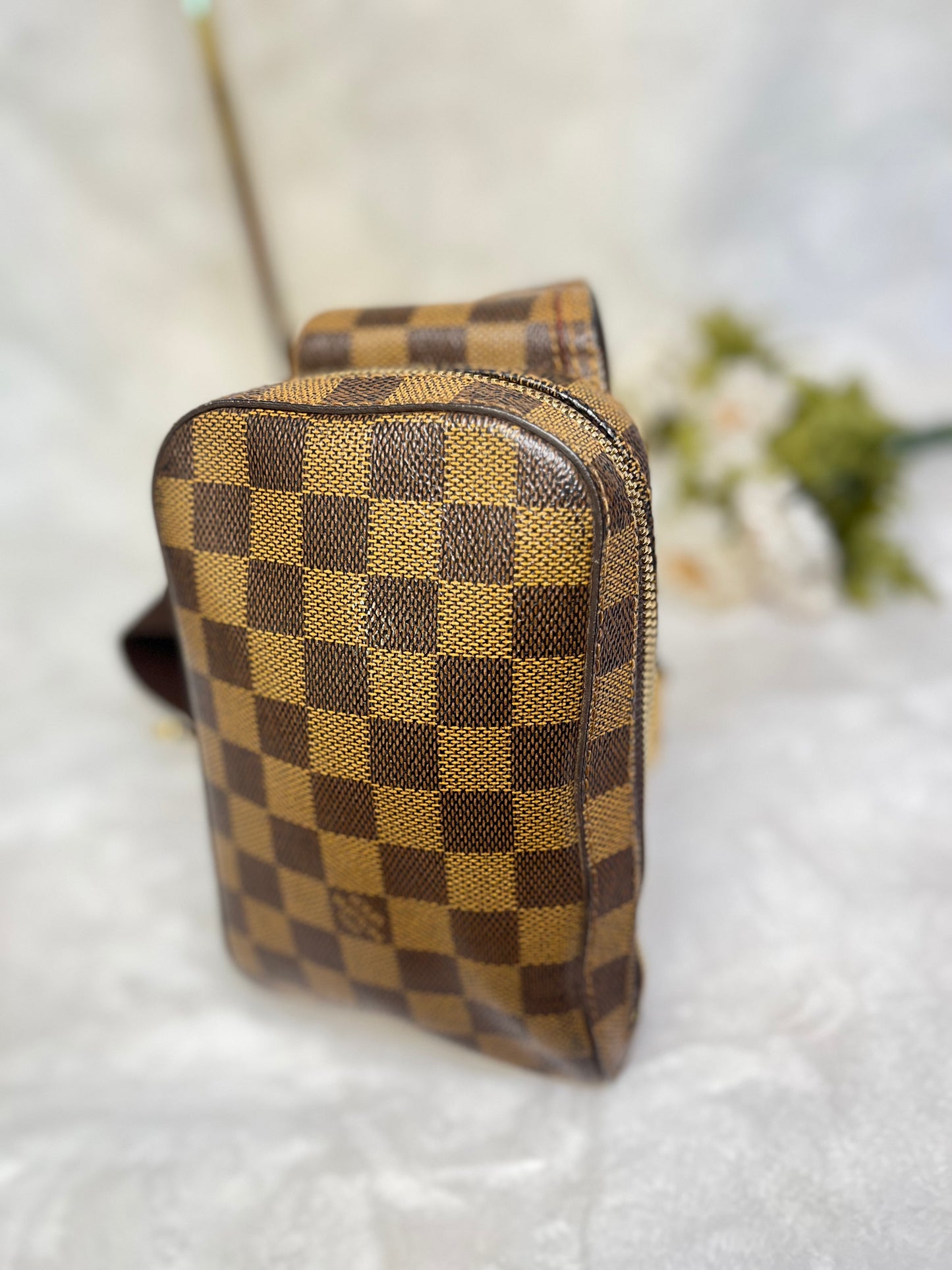 Authentic pre-owned Louis Vuitton Geronimos Bum bag waist bag