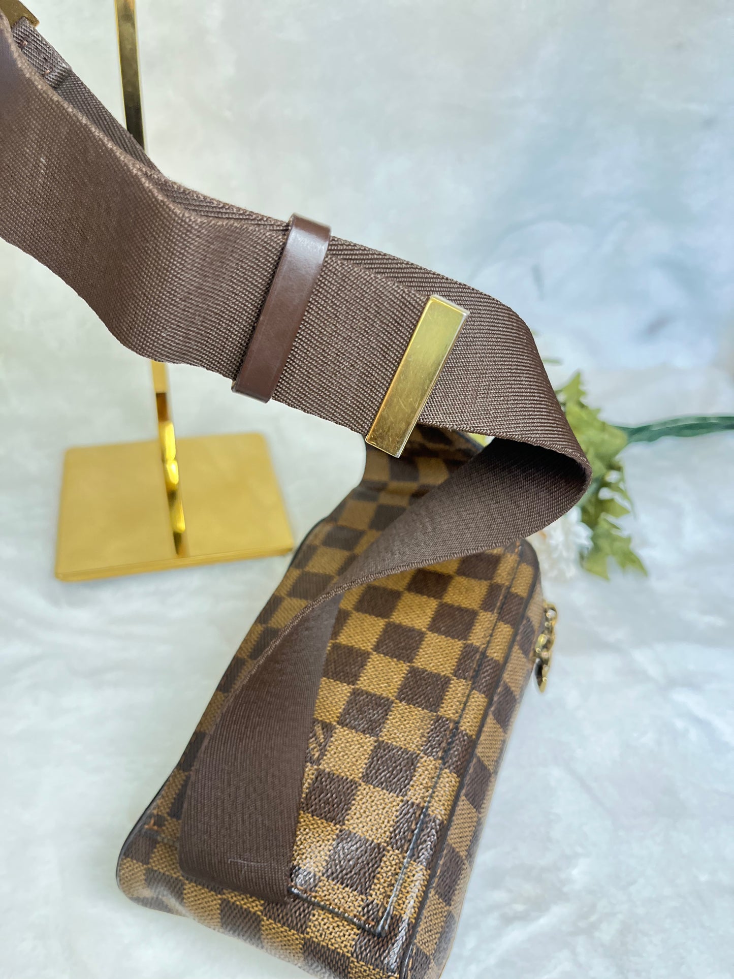 Authentic pre-owned Louis Vuitton Geronimos Bum bag waist bag