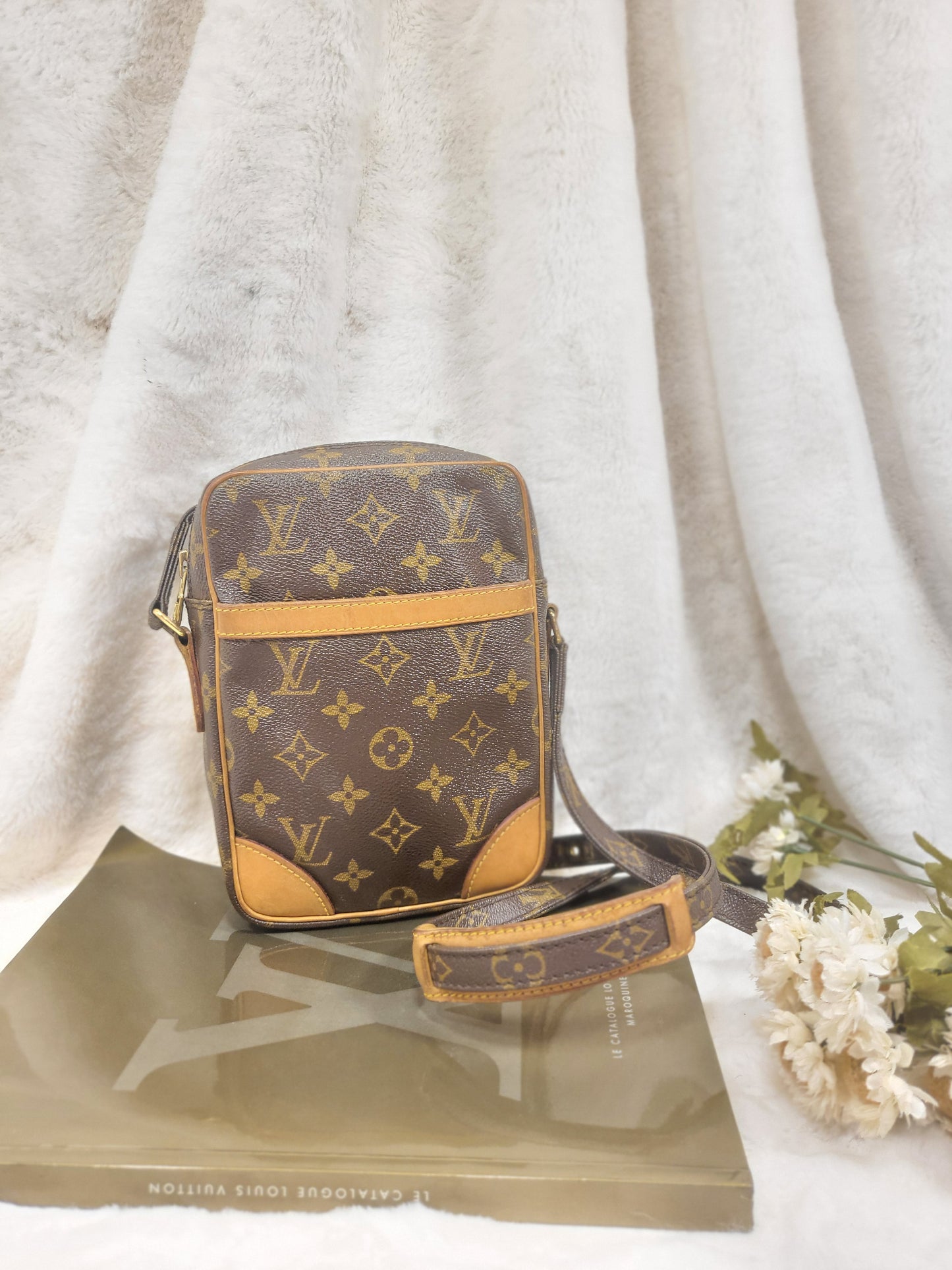 Authentic pre-owned Louis Vuitton Danube pm crossbody shoulder bag