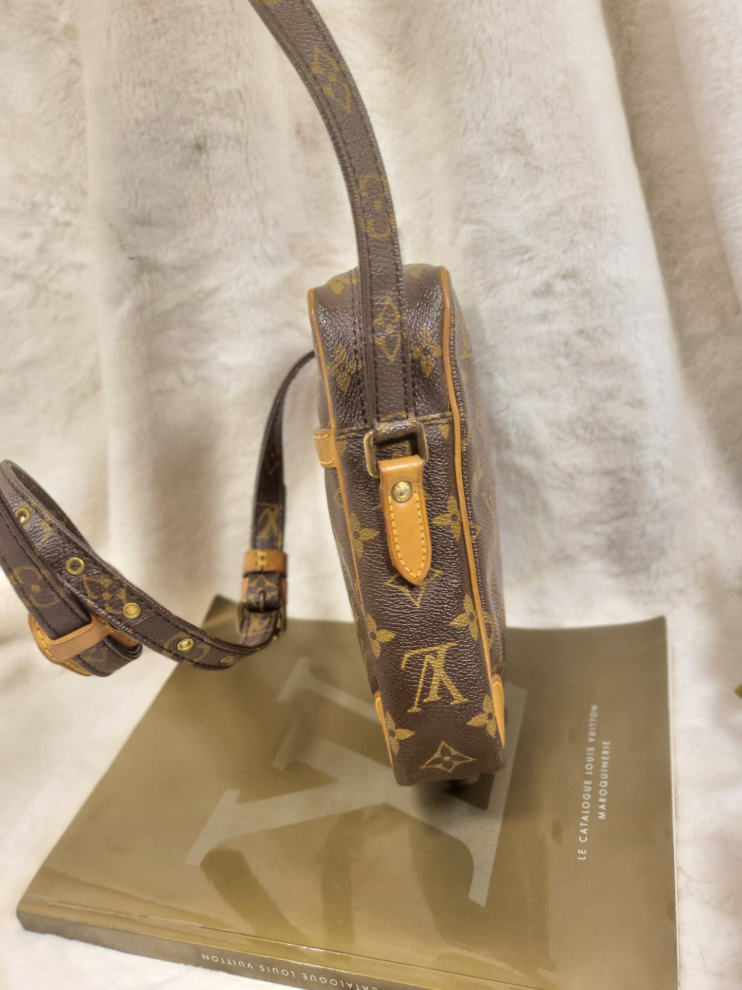 Authentic pre-owned Louis Vuitton Danube pm crossbody shoulder bag