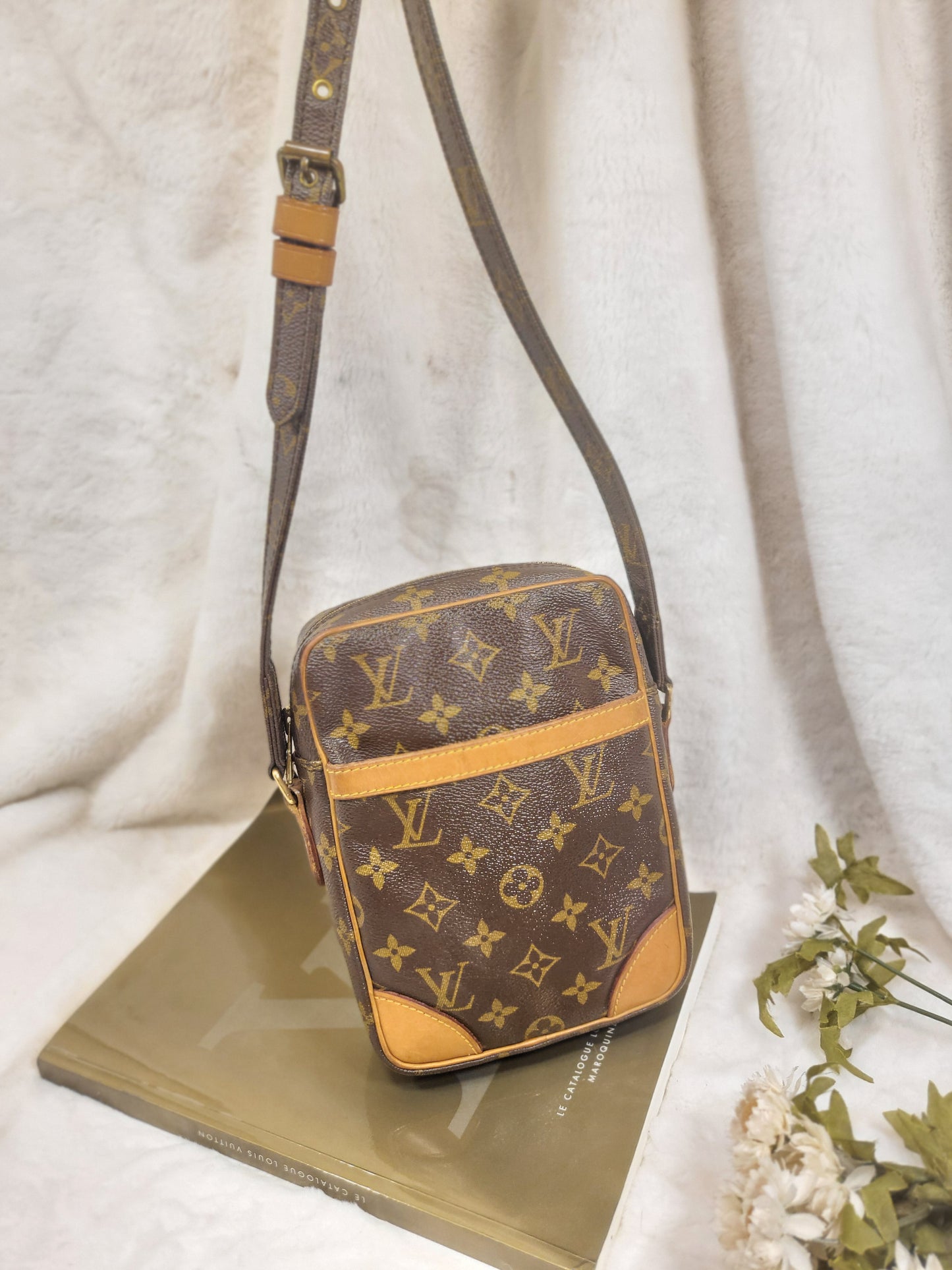 Authentic pre-owned Louis Vuitton Danube pm crossbody shoulder bag