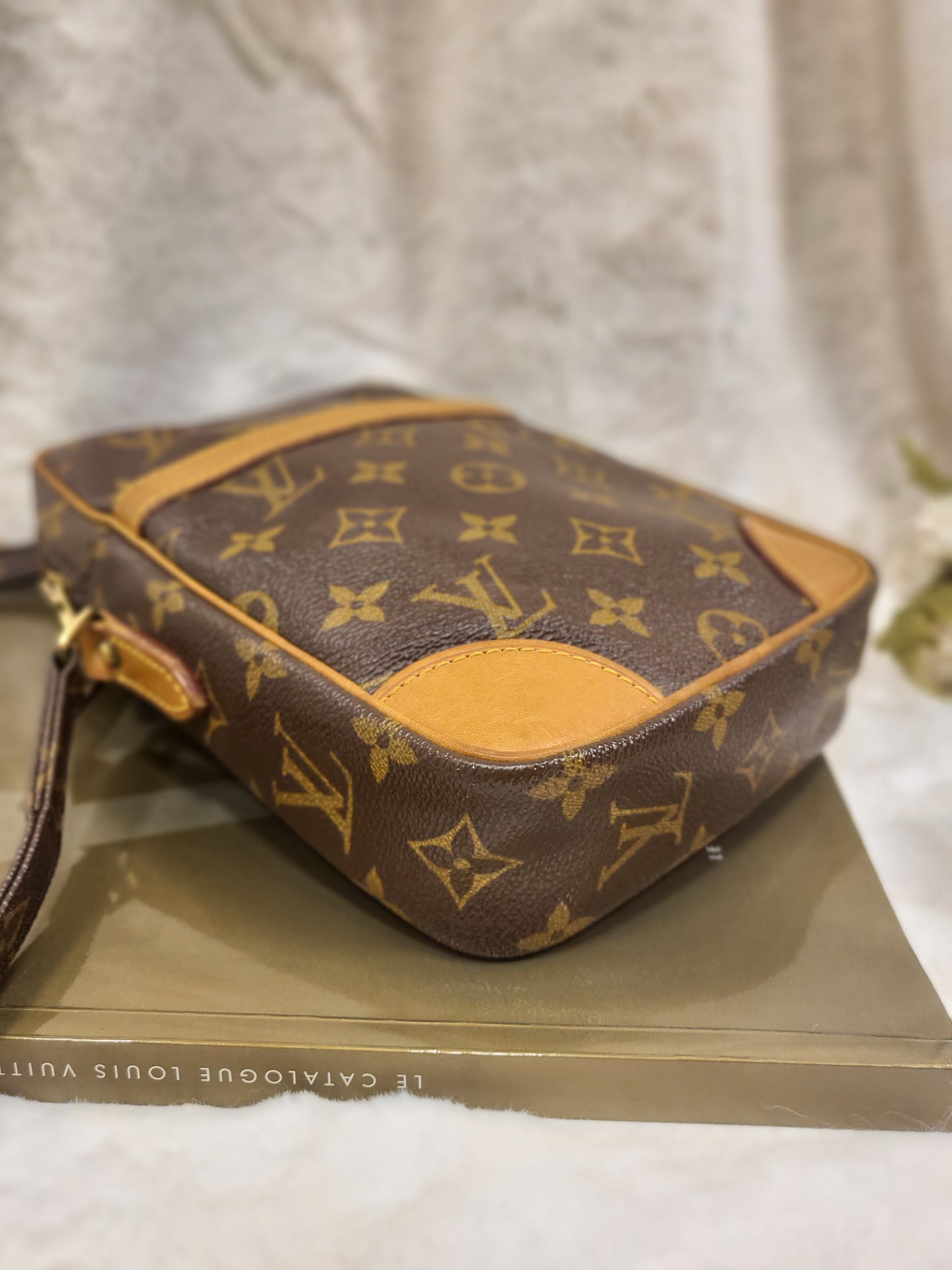 Authentic pre-owned Louis Vuitton Danube pm crossbody shoulder bag