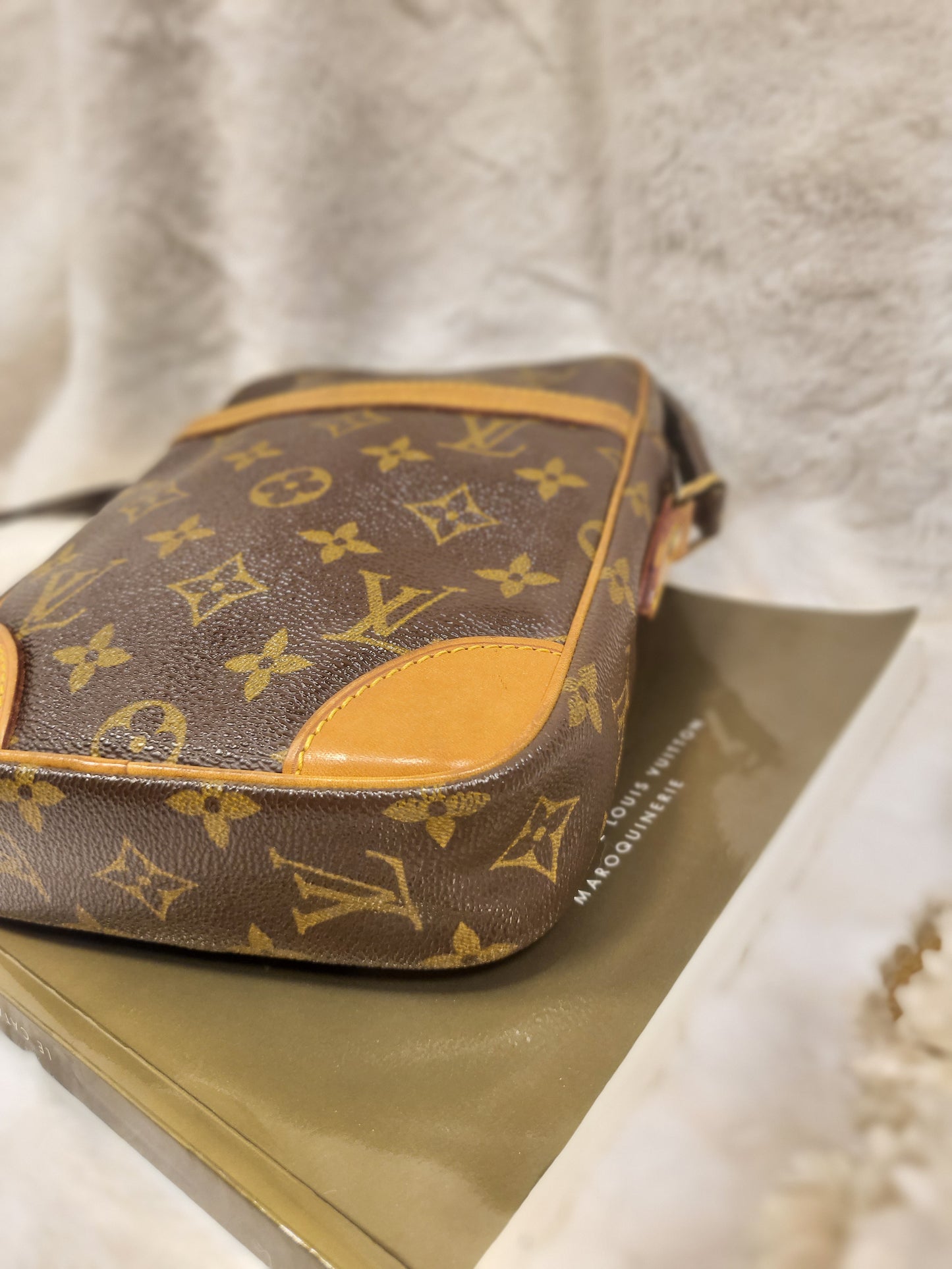 Authentic pre-owned Louis Vuitton Danube pm crossbody shoulder bag