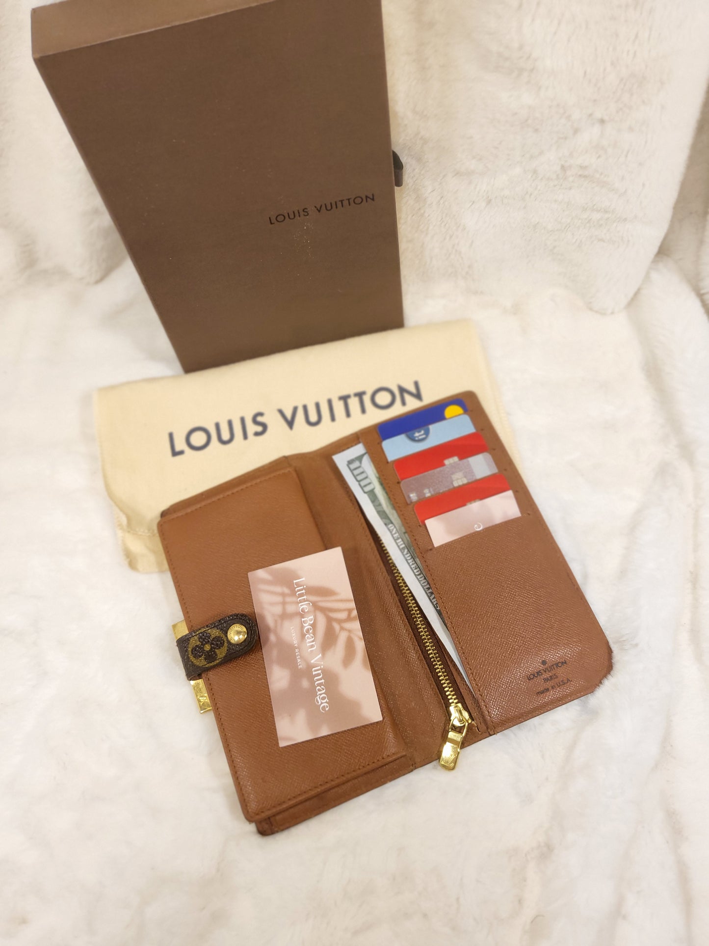 Authentic pre-owned Louis Vuitton Continental wallet