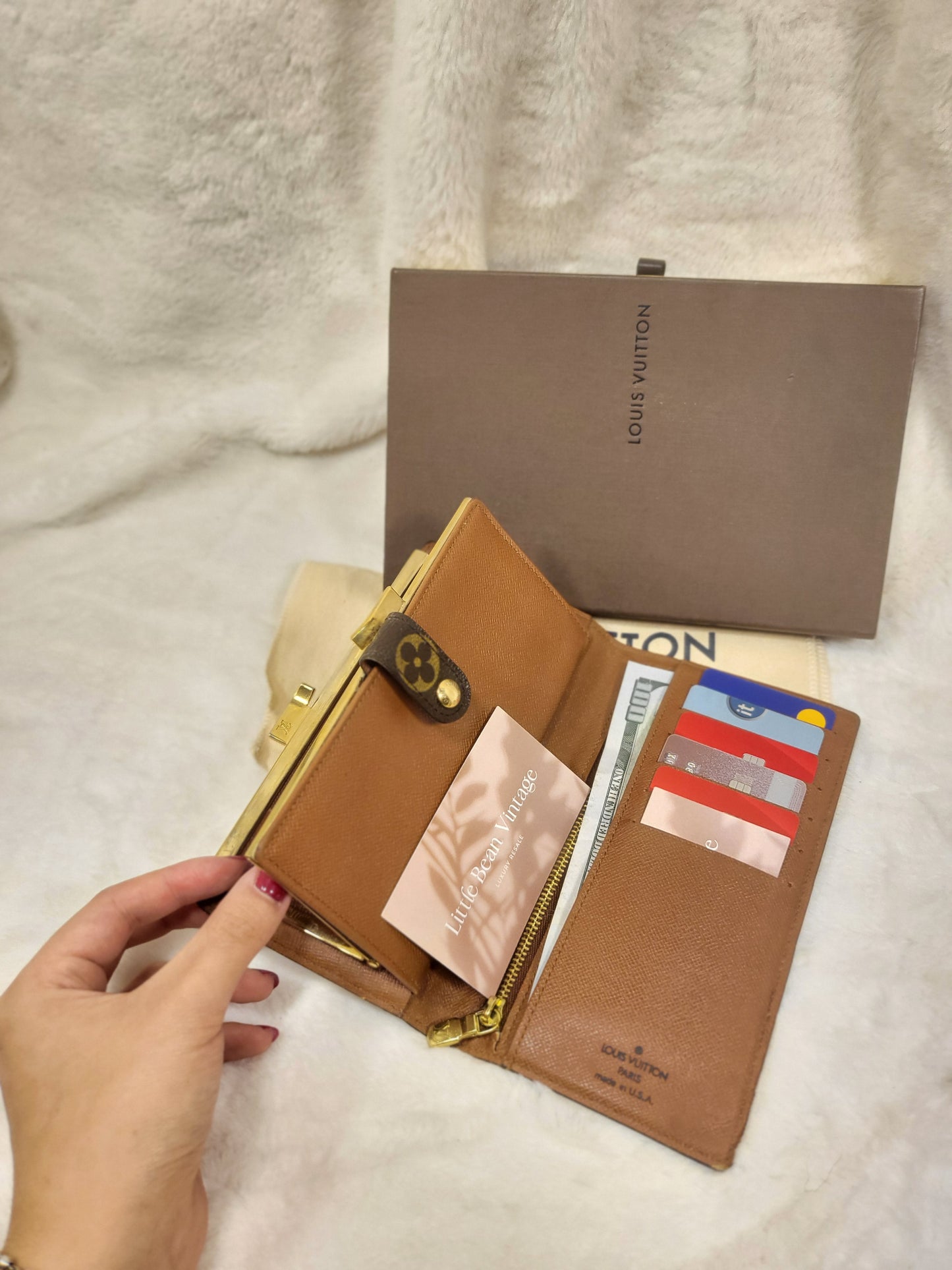 Authentic pre-owned Louis Vuitton Continental wallet