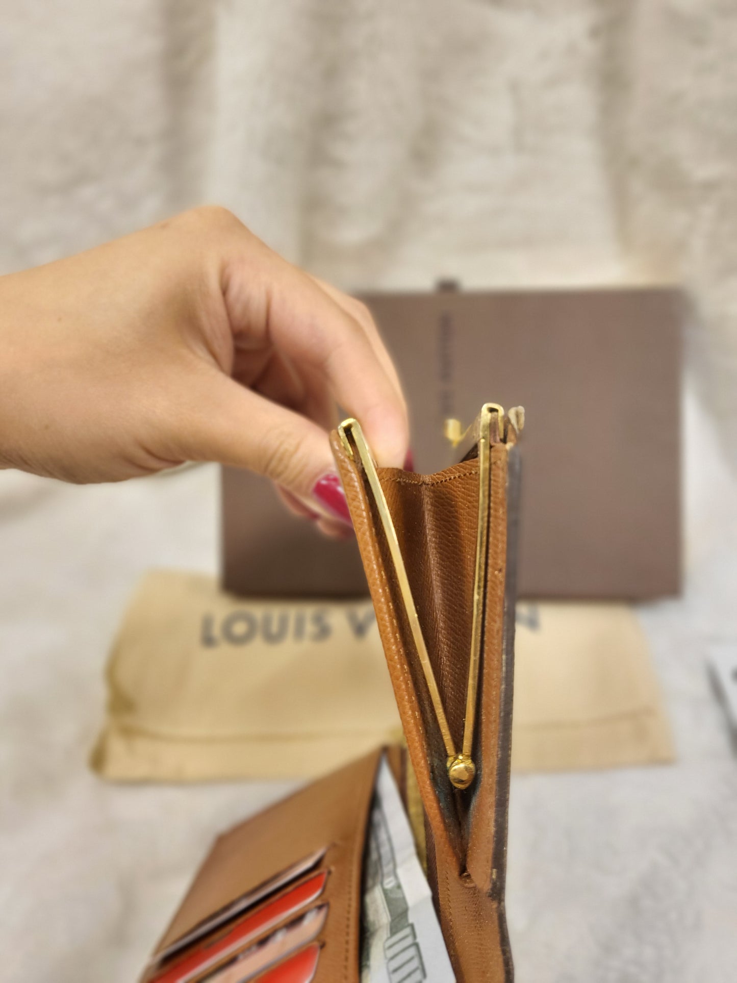 Authentic pre-owned Louis Vuitton Continental wallet