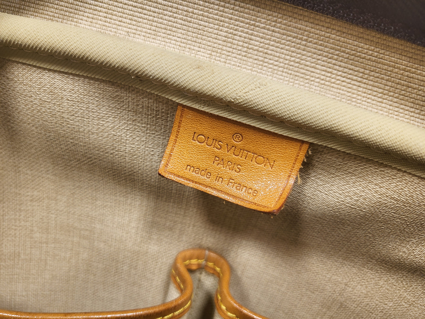 Authentic pre-owned Louis Vuitton Deauville top handle bag