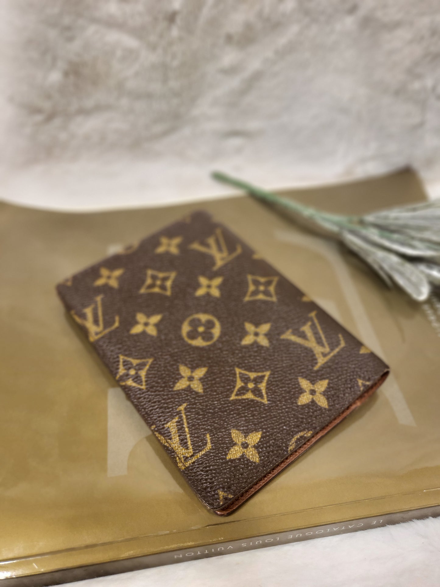 Authentic pre-owned Louis Vuitton passport holder