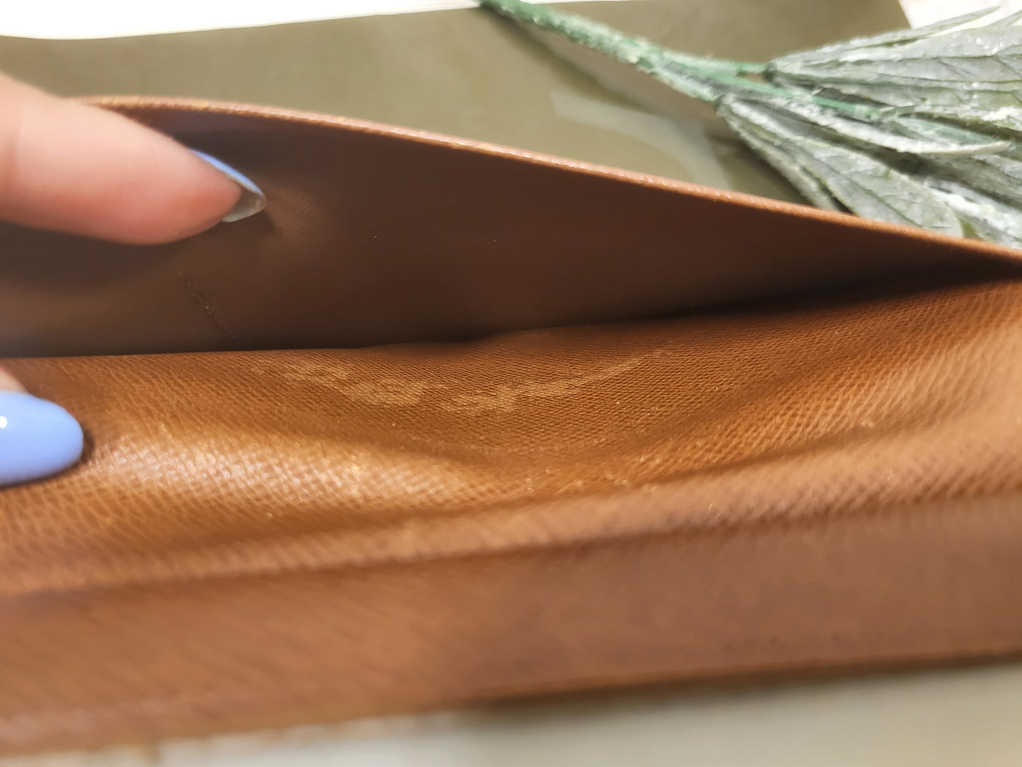 Authentic pre-owned Louis Vuitton passport holder