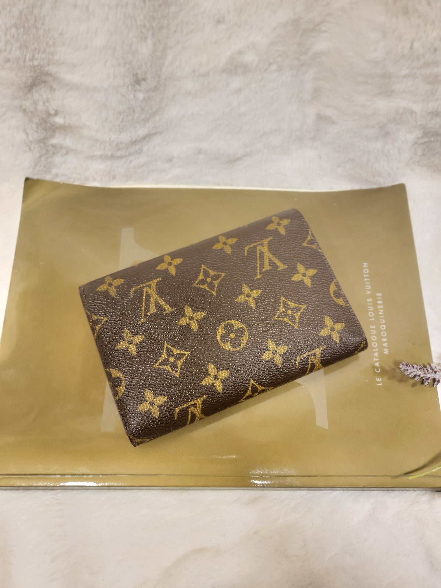 Authentic pre-owned porte tresor Papier Louis Vuitton trifold wallet