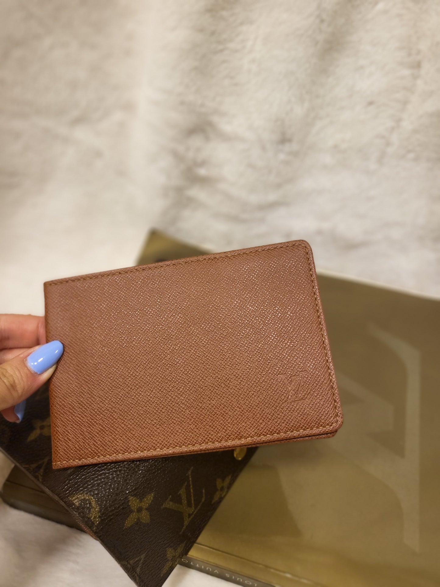 Authentic pre-owned porte tresor Papier Louis Vuitton trifold wallet