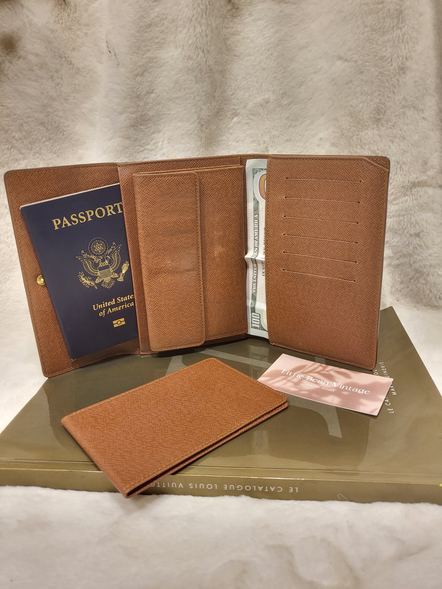 Authentic pre-owned porte tresor Papier Louis Vuitton trifold wallet