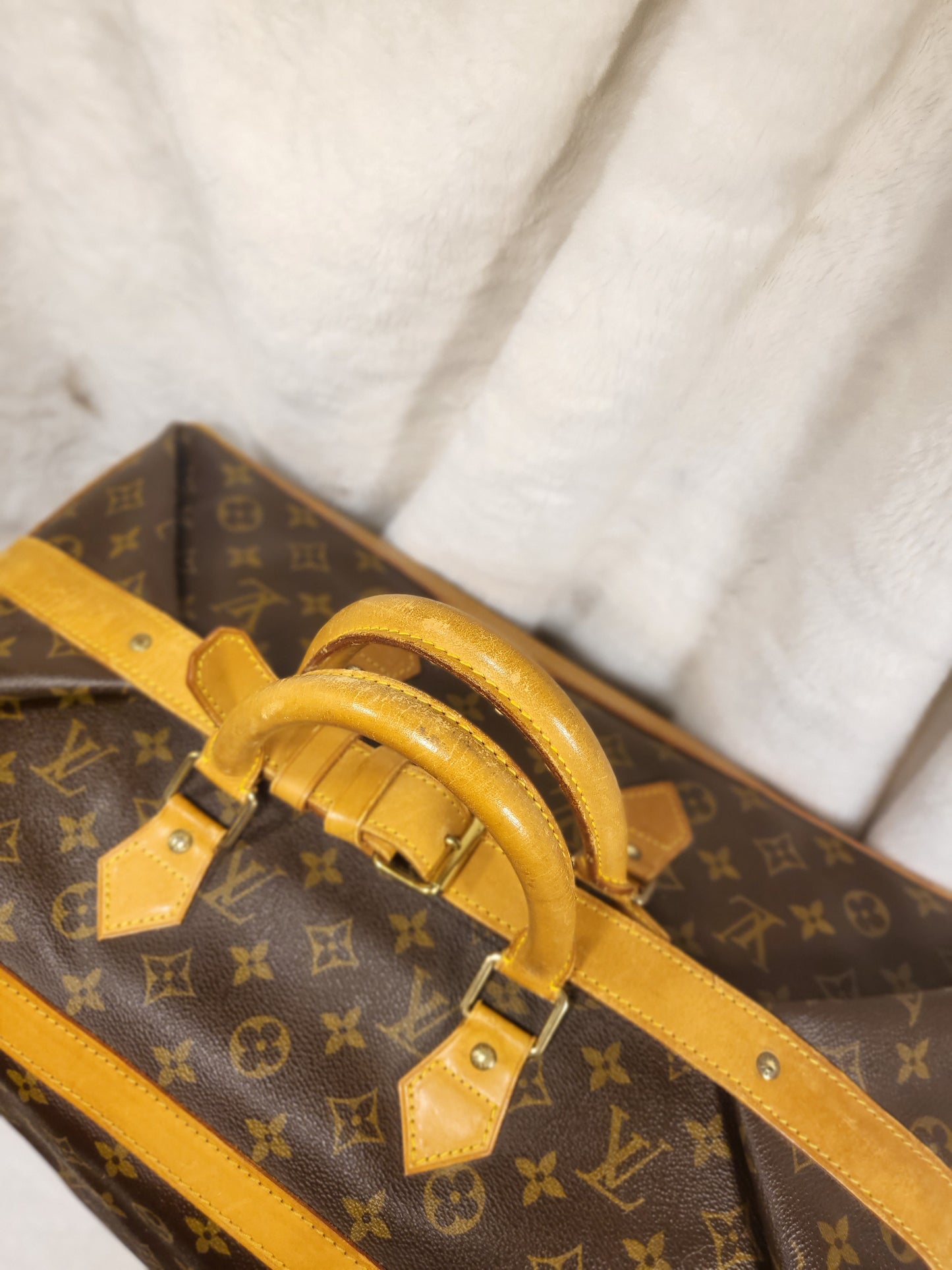 Authentic pre-owned Louis Vuitton Cruiser 45 luggage travel bag
