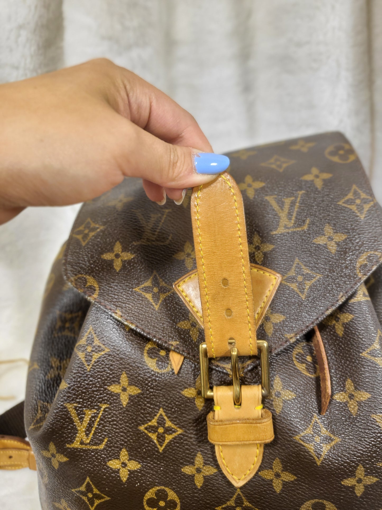Authentic pre-owned Louis Vuitton Montsouris GM backpack