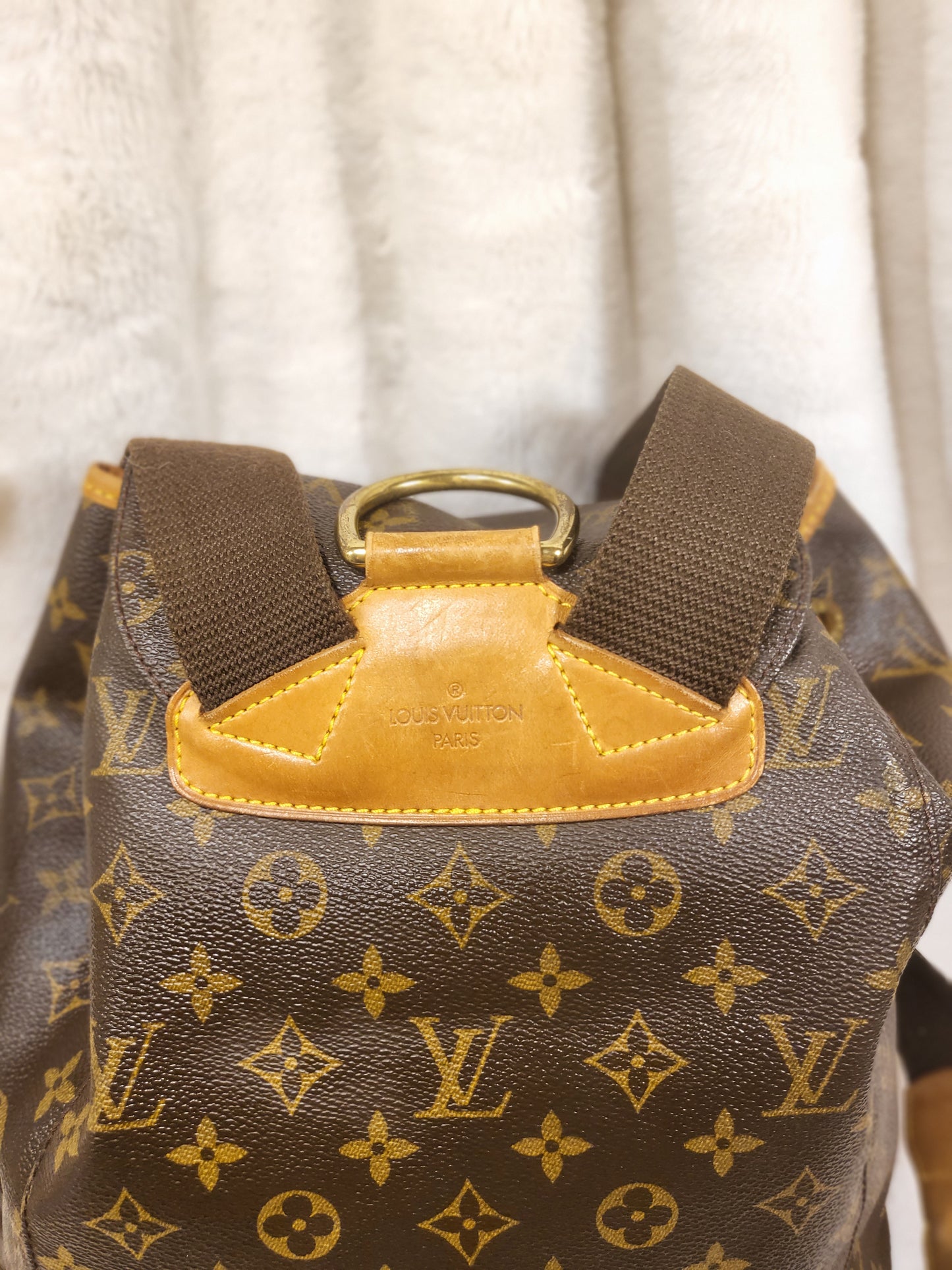 Authentic pre-owned Louis Vuitton Montsouris GM backpack