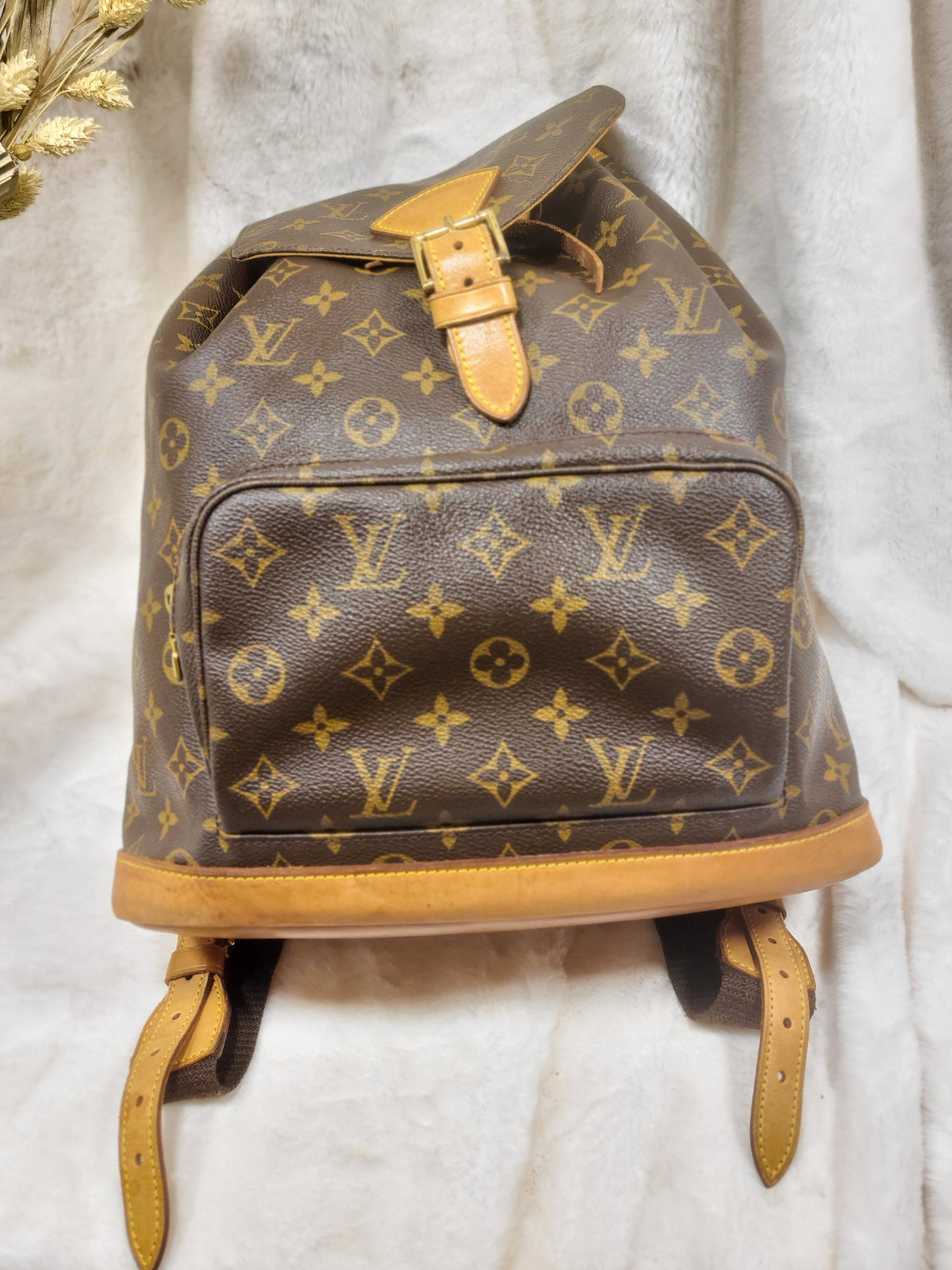 Authentic pre-owned Louis Vuitton Montsouris GM backpack