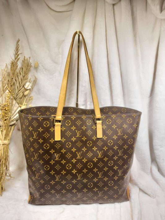 Authentic pre-owned Louis Vuitton Cabas Alto shoulder tote bag