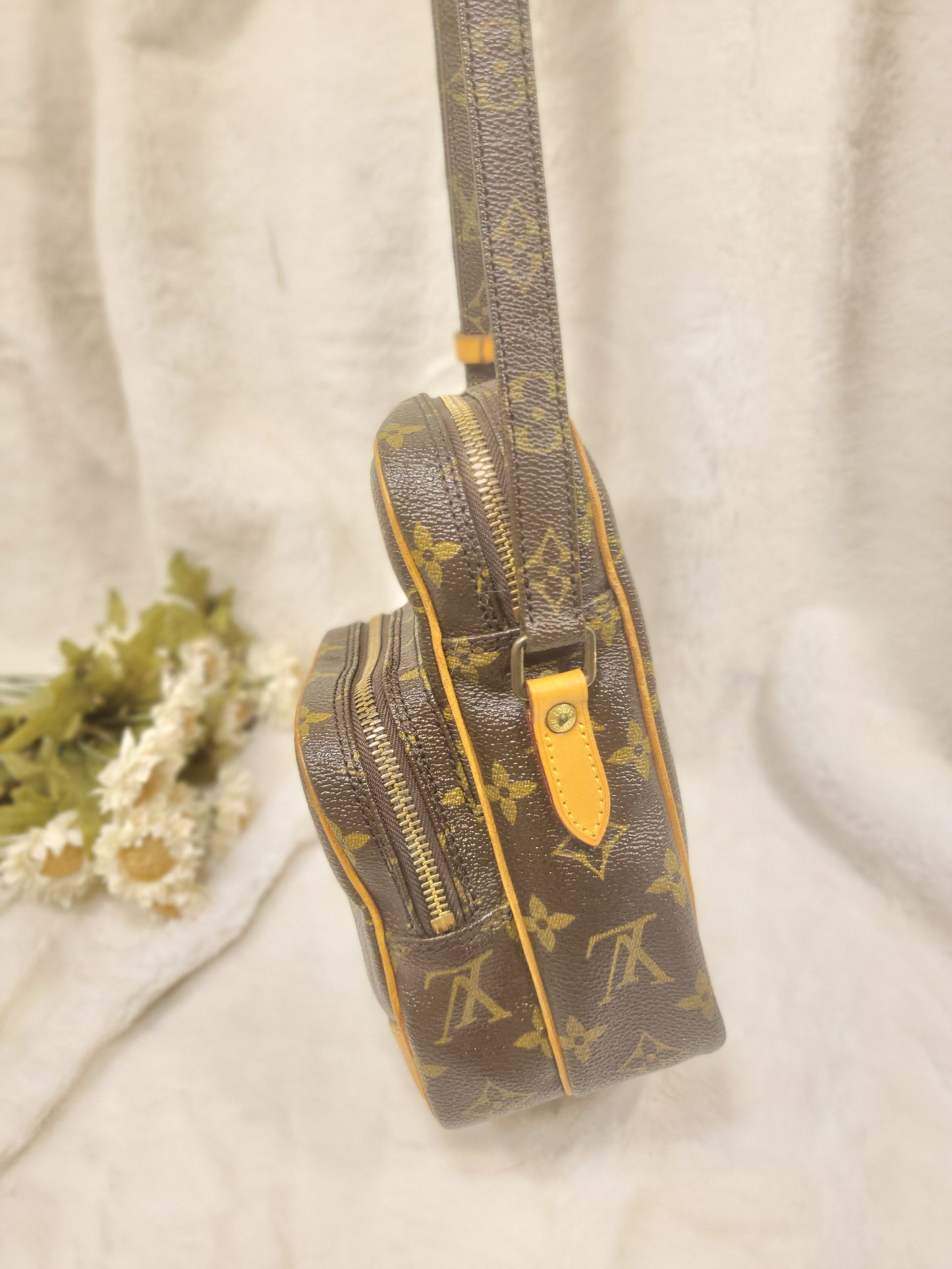 Authentic pre-owned Louis Vuitton Amazone pm crossbody shoulder bag