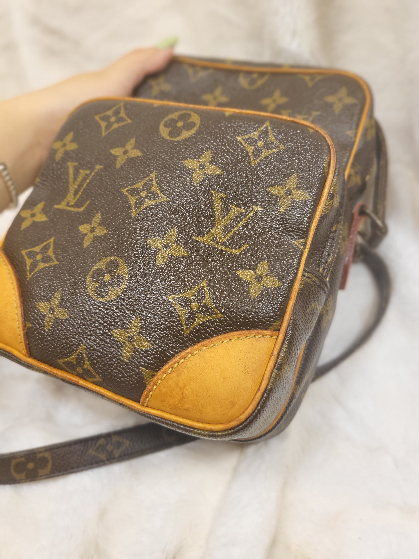 Authentic pre-owned Louis Vuitton Amazone pm crossbody shoulder bag