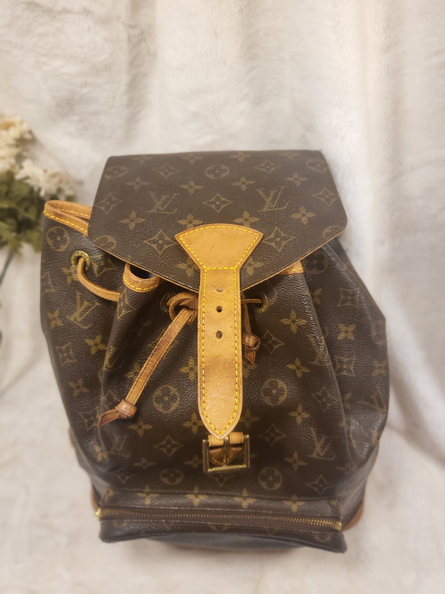 Authentic pre-owned Louis Vuitton Montsouris GM backpack