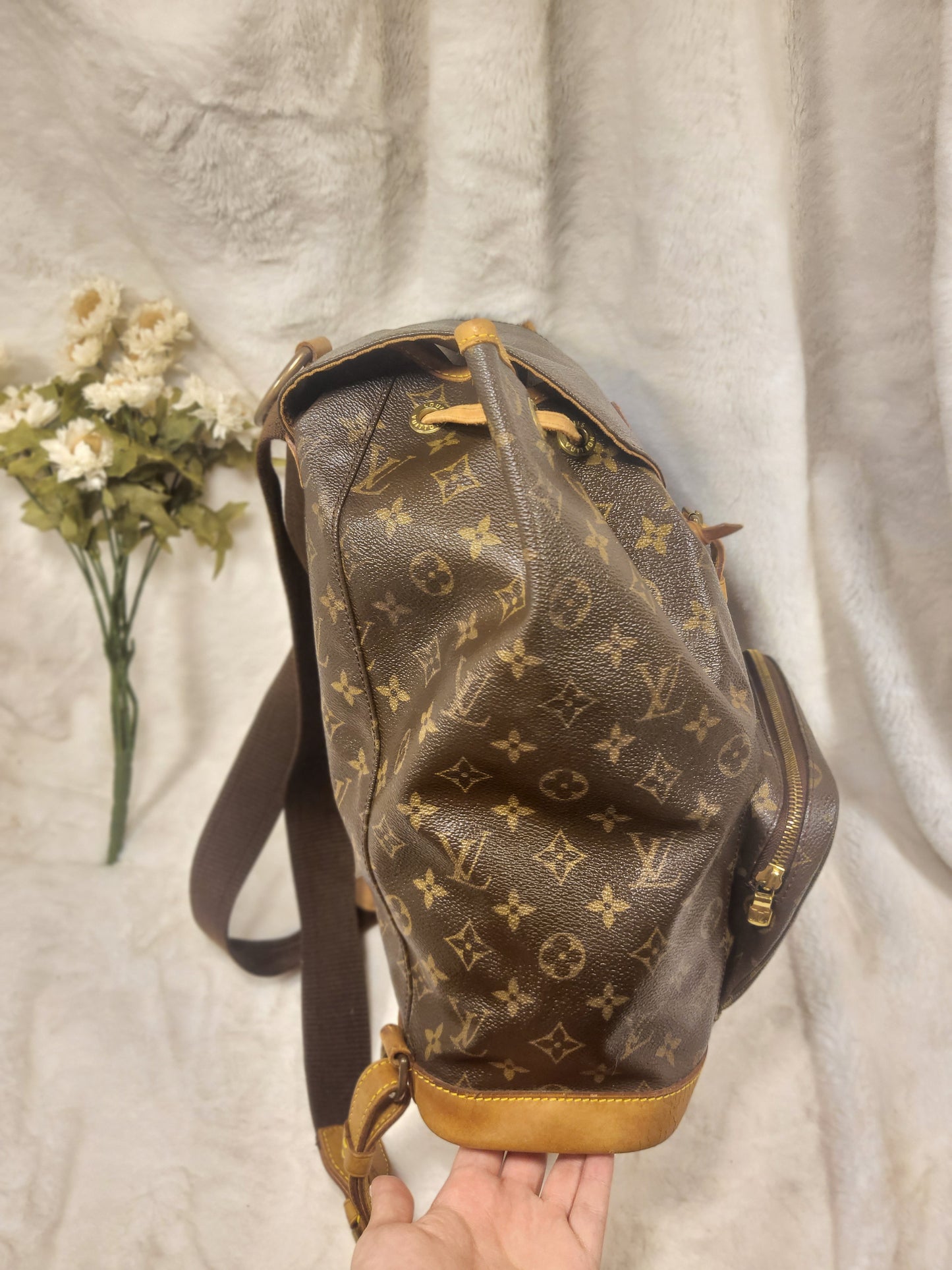 Authentic pre-owned Louis Vuitton Montsouris GM backpack