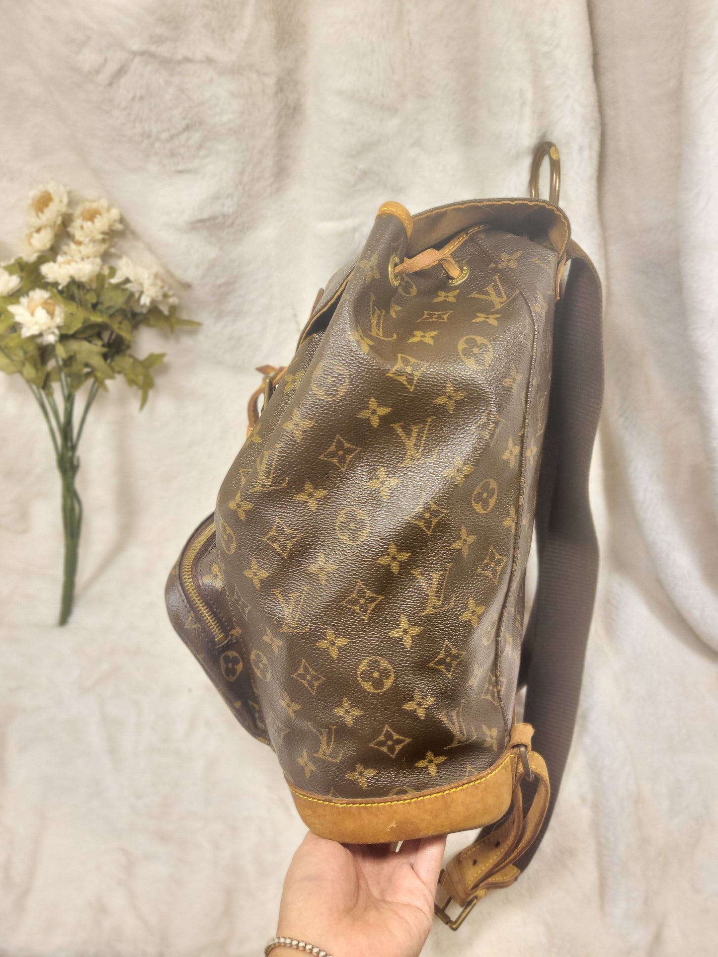 Authentic pre-owned Louis Vuitton Montsouris GM backpack