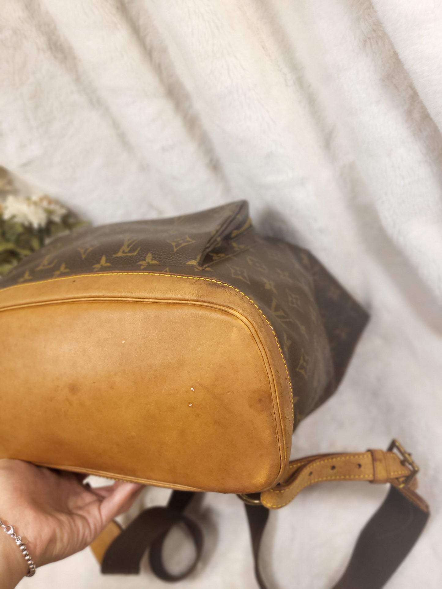 Authentic pre-owned Louis Vuitton Montsouris GM backpack