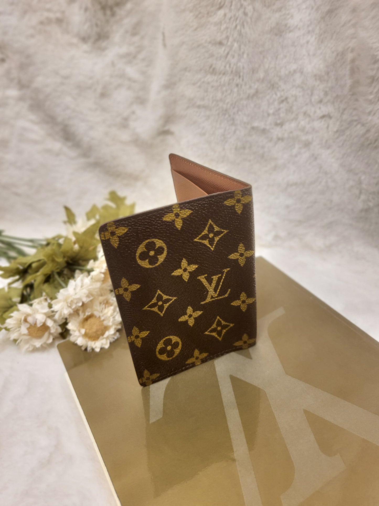 Authentic pre-owned Louis Vuitton passport holder