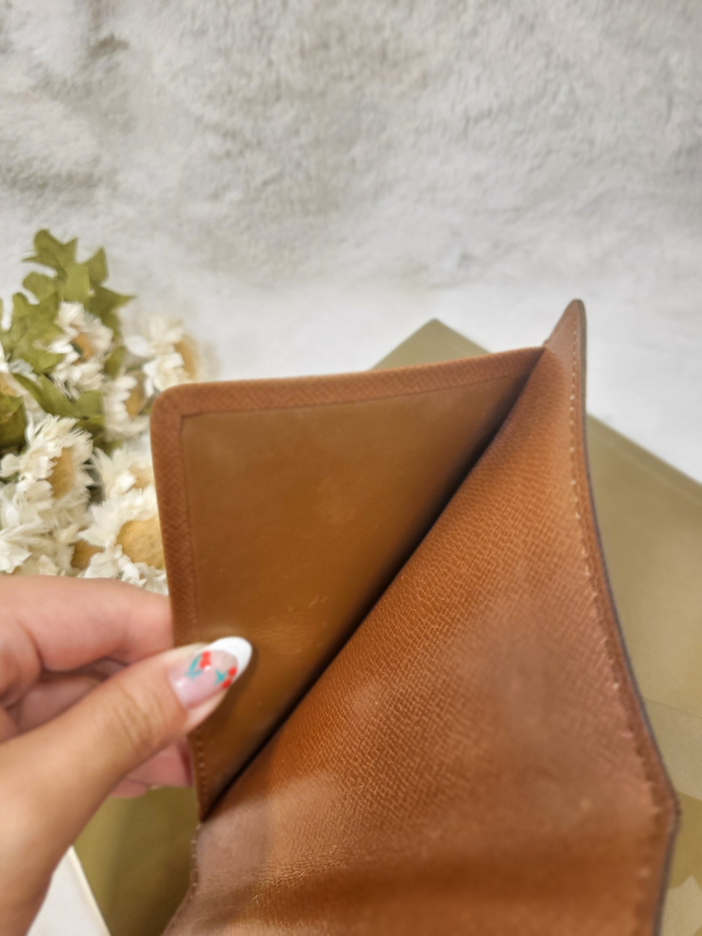 Authentic pre-owned Louis Vuitton passport holder