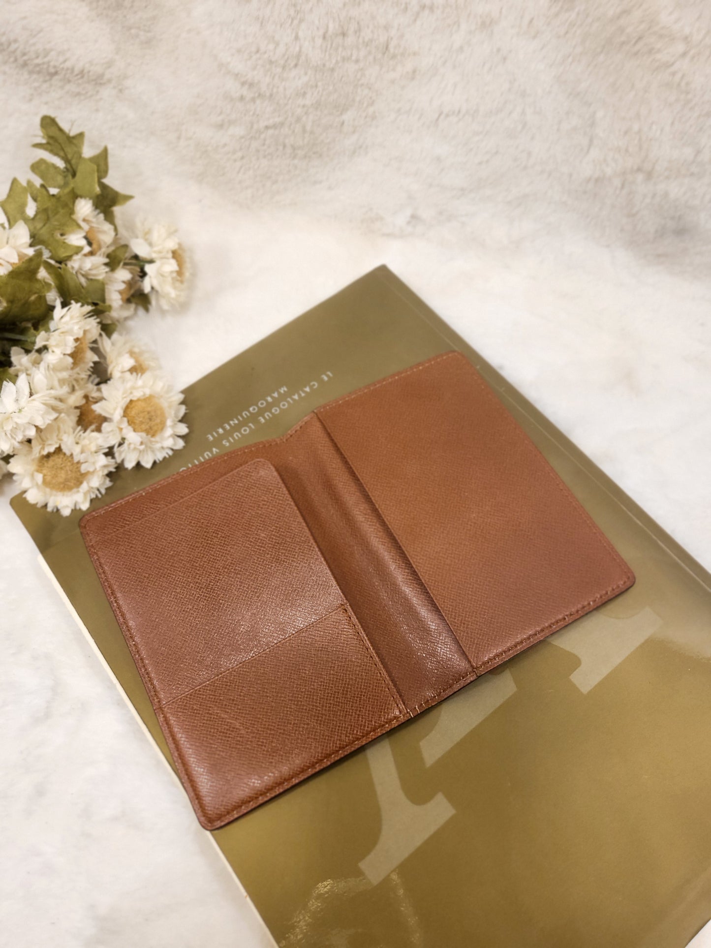 Authentic pre-owned Louis Vuitton passport holder