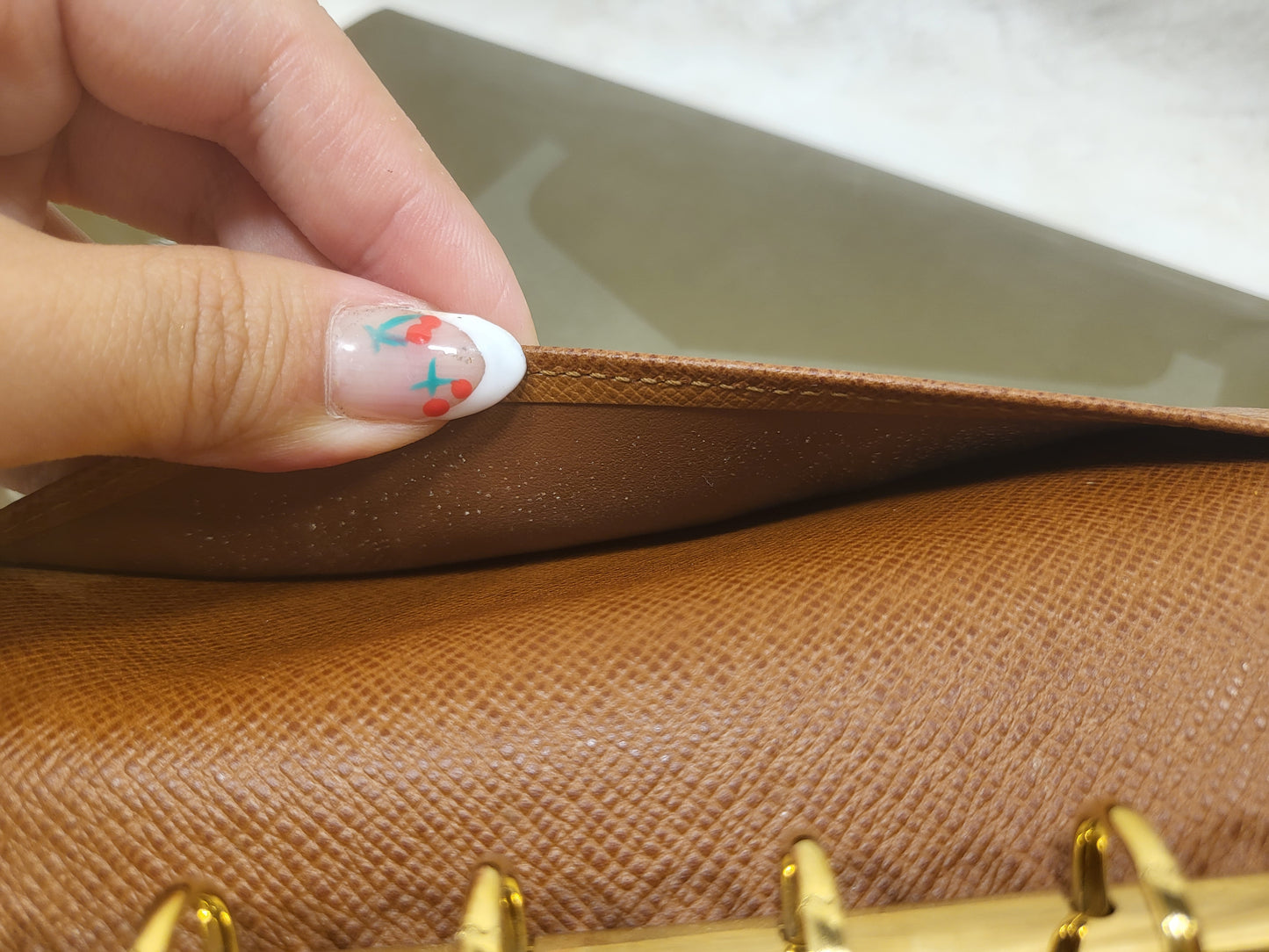 Authentic pre-owned Louis Vuitton Agenda pm