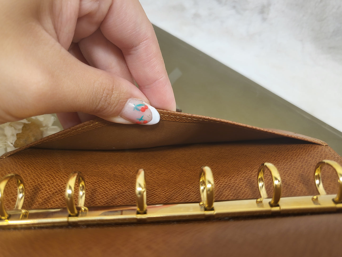 Authentic pre-owned Louis Vuitton Agenda pm