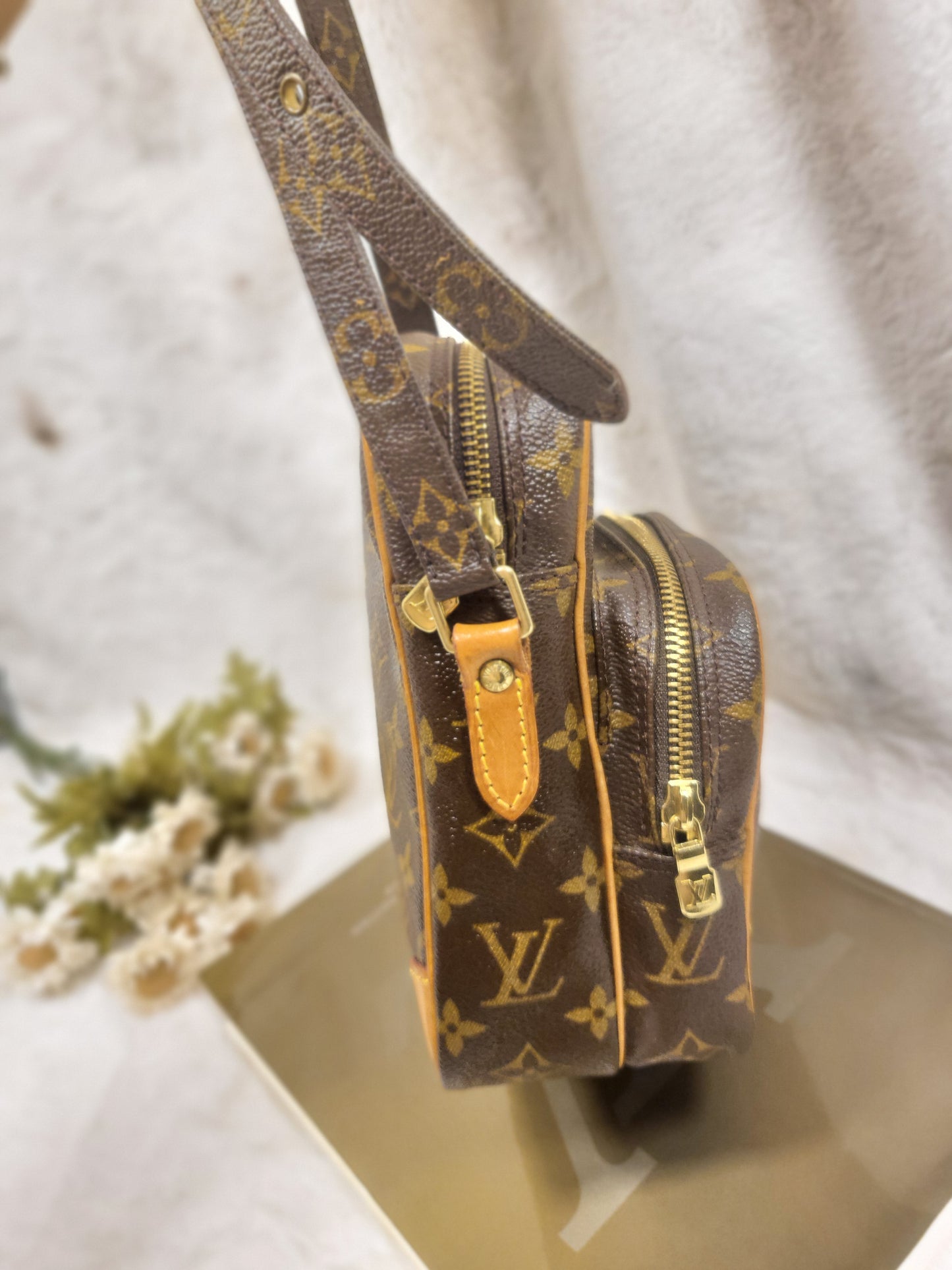 Authentic pre-owned Louis Vuitton Amazone pm crossbody shoulder bag