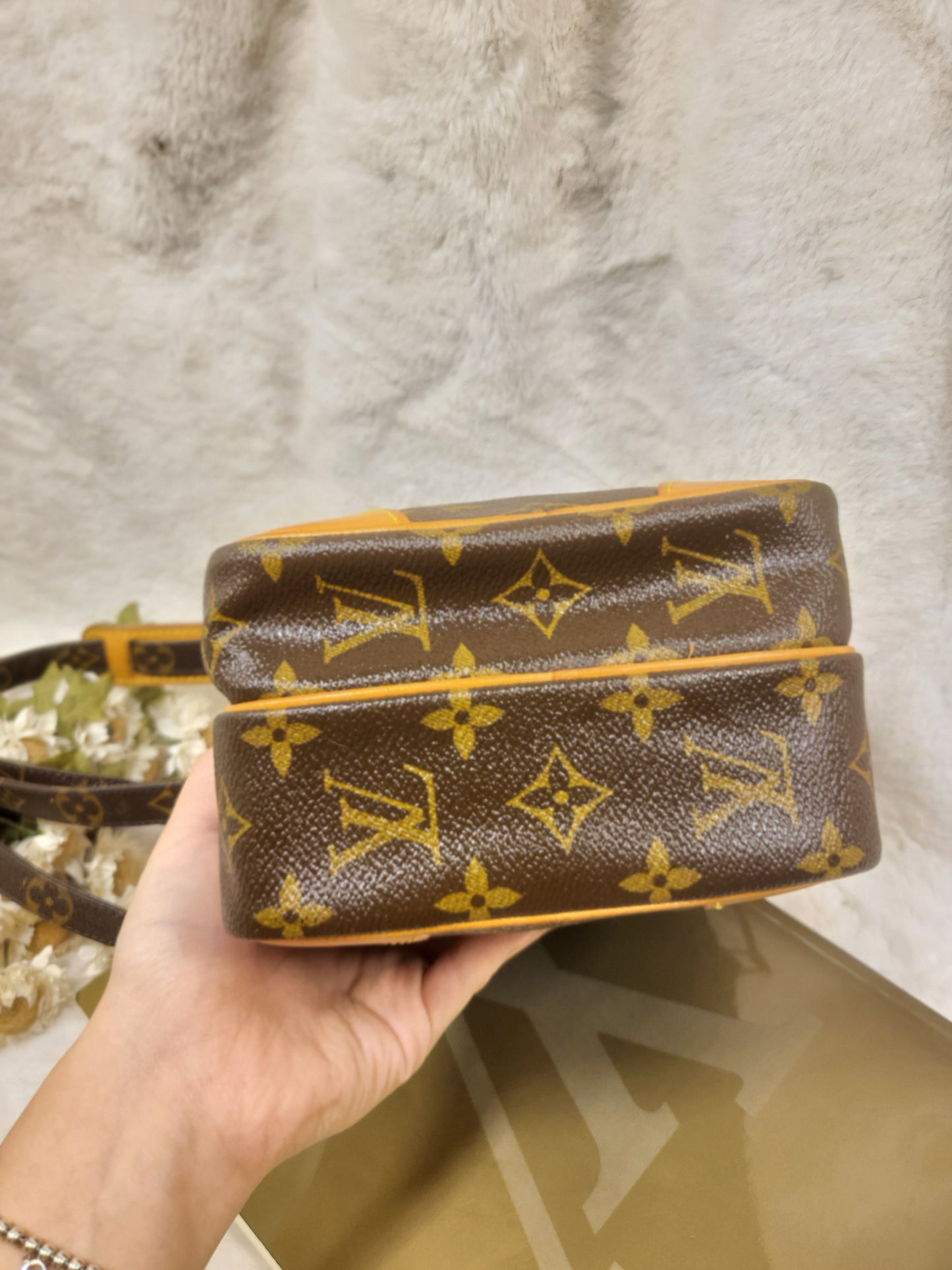 Authentic pre-owned Louis Vuitton Amazone pm crossbody shoulder bag