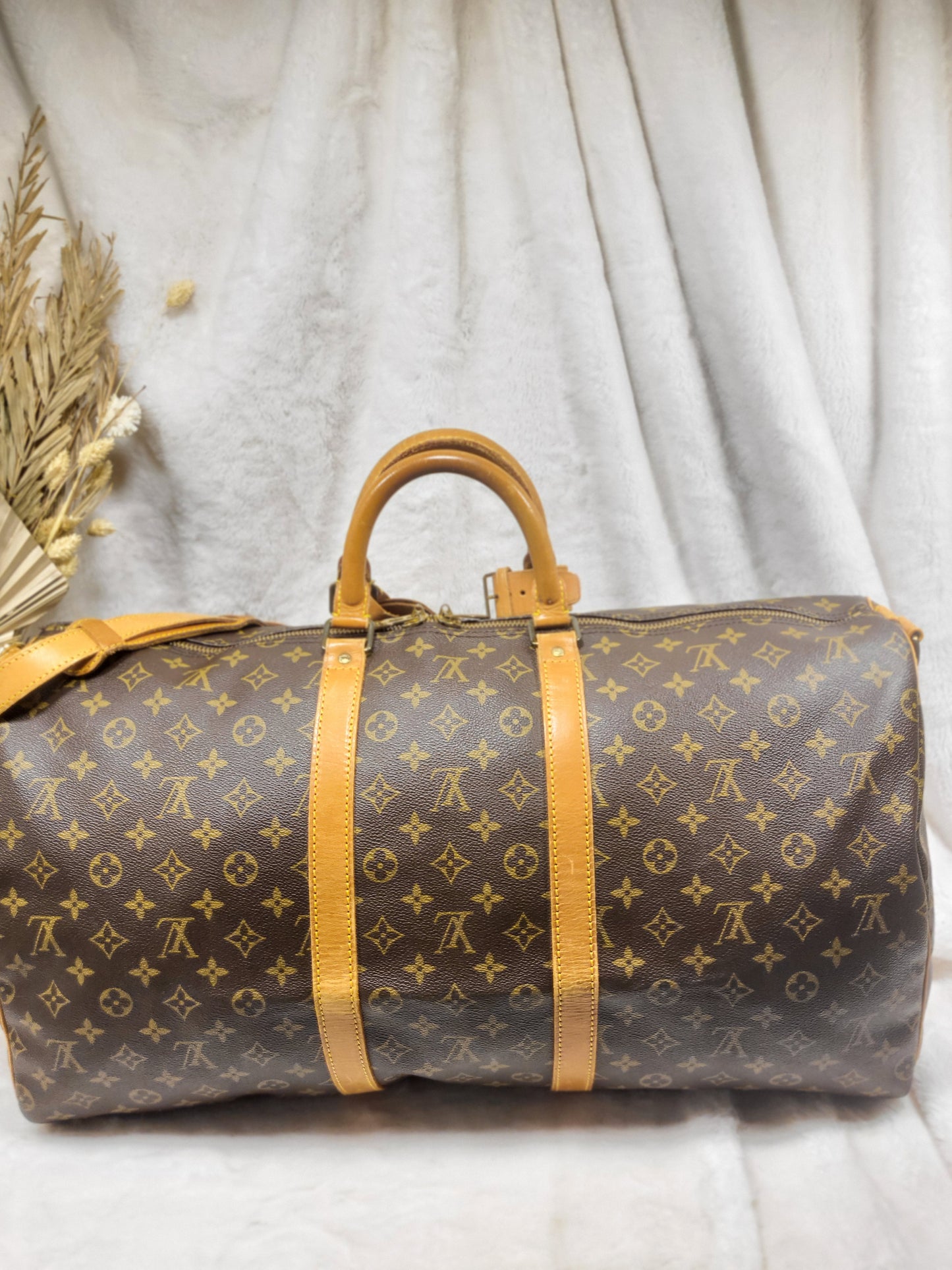 Authentic pre-owned Louis Vuitton Keepall 55 bandoliere