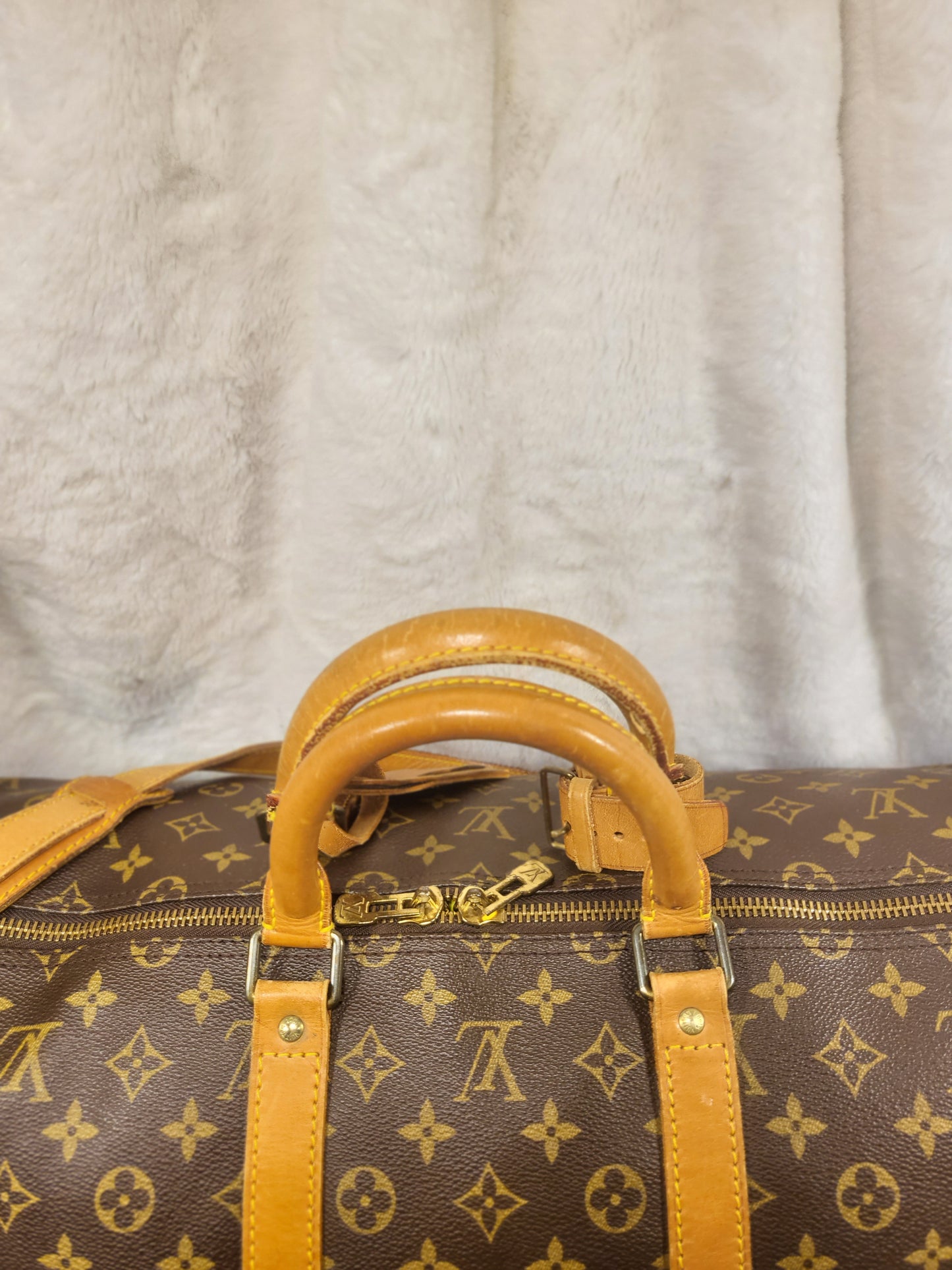 Authentic pre-owned Louis Vuitton Keepall 55 bandoliere