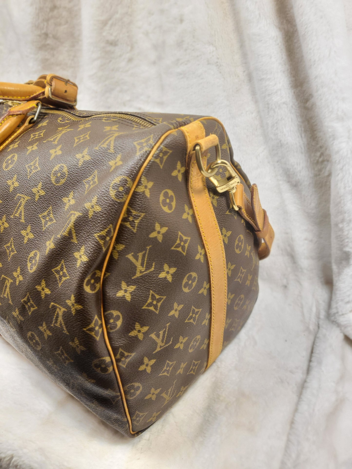 Authentic pre-owned Louis Vuitton Keepall 55 bandoliere