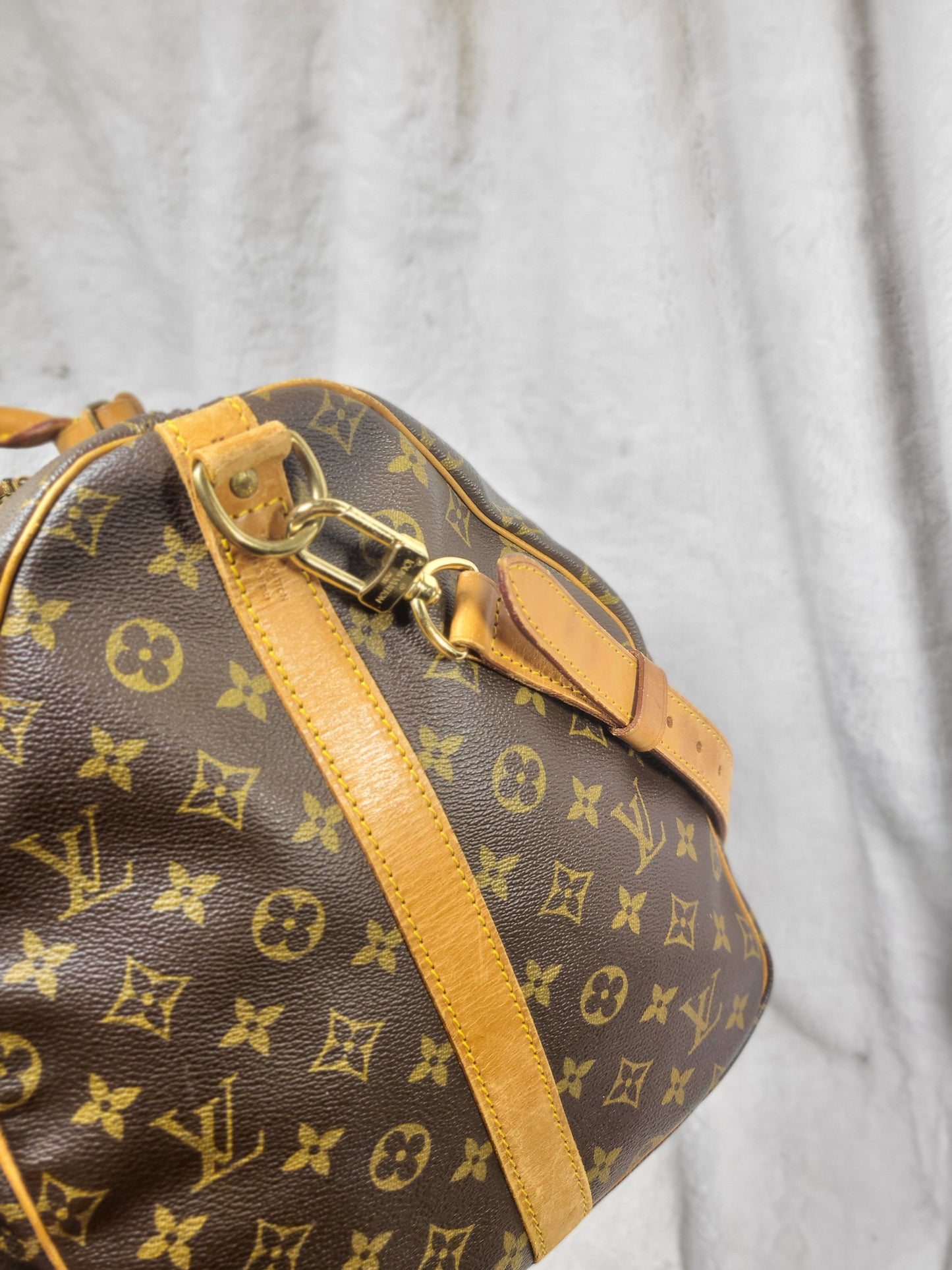 Authentic pre-owned Louis Vuitton Keepall 55 bandoliere