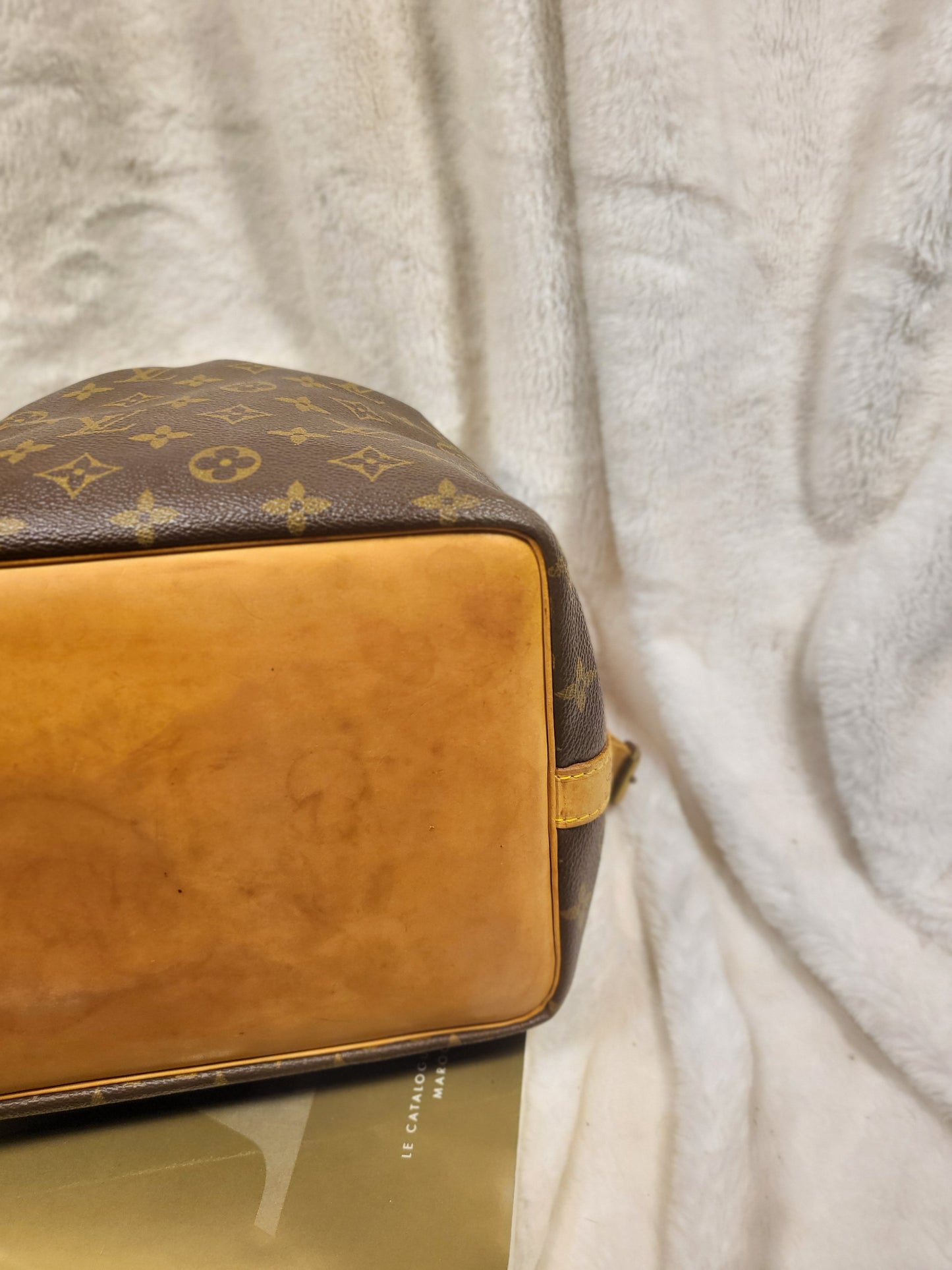 Authentic pre-owned Louis Vuitton Petit Noe bucket shoulder bag