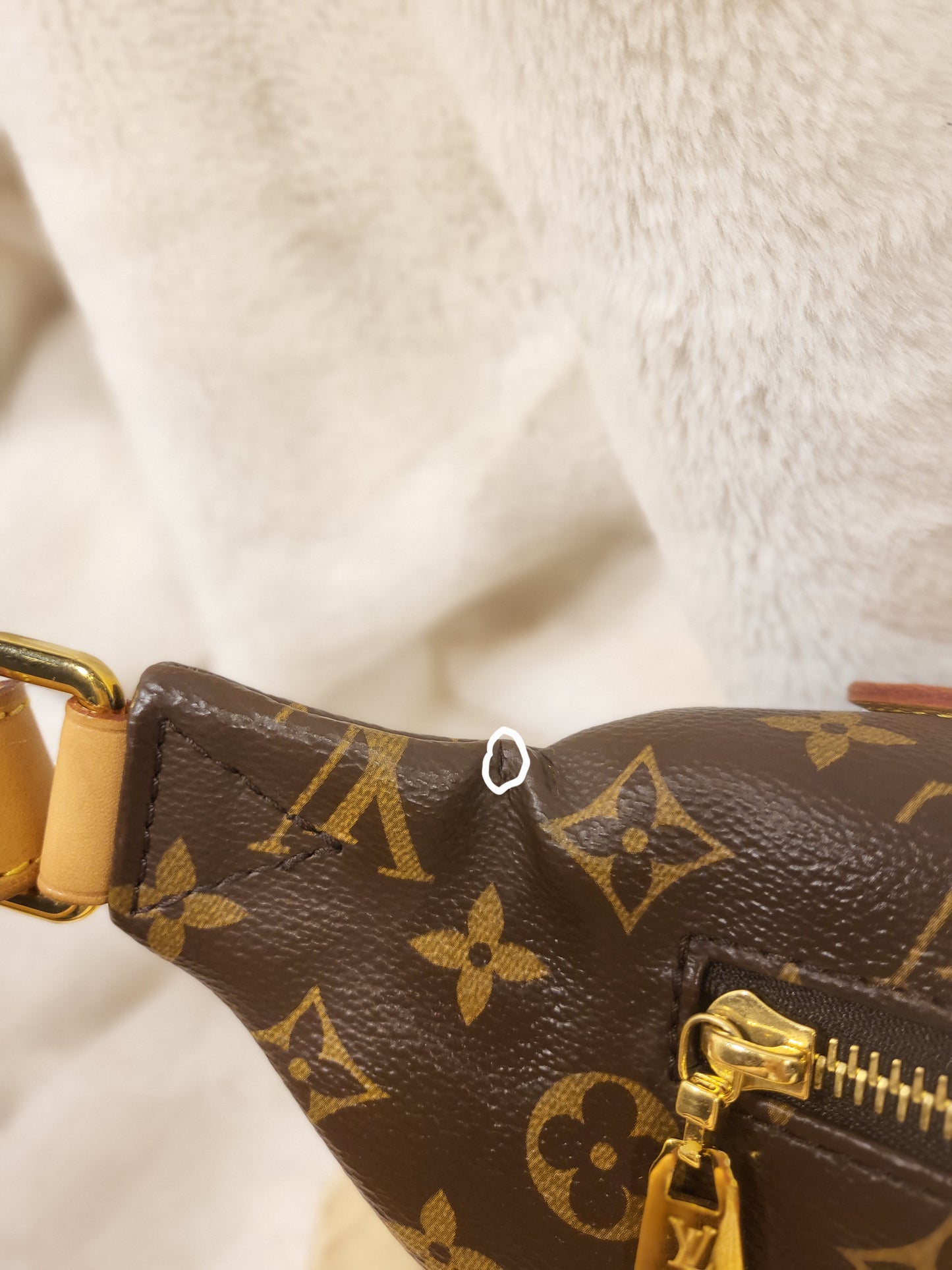 Authentic pre-owned Louis Vuitton monogram bum bag
