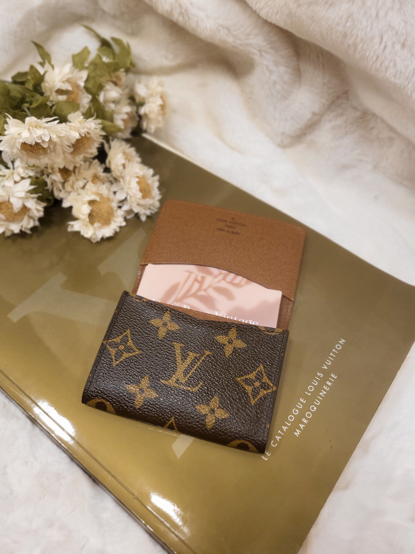Authentic pre-owned Louis Vuitton cartes de visite card holder