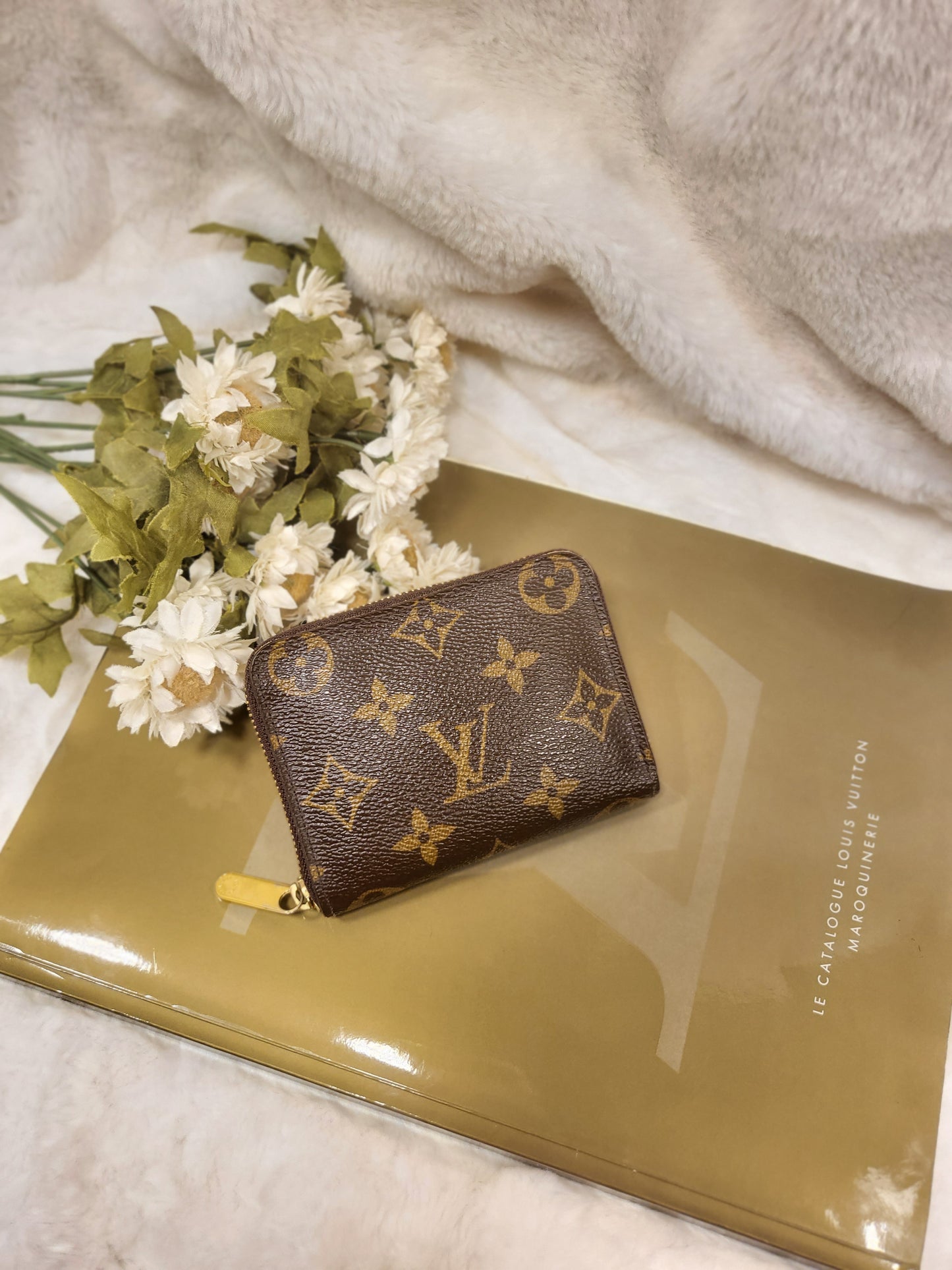 Authentic pre-owned Louis Vuitton compact zippy wallet