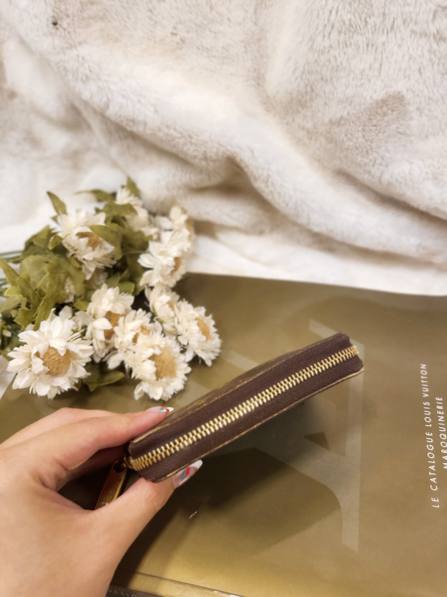 Authentic pre-owned Louis Vuitton compact zippy wallet
