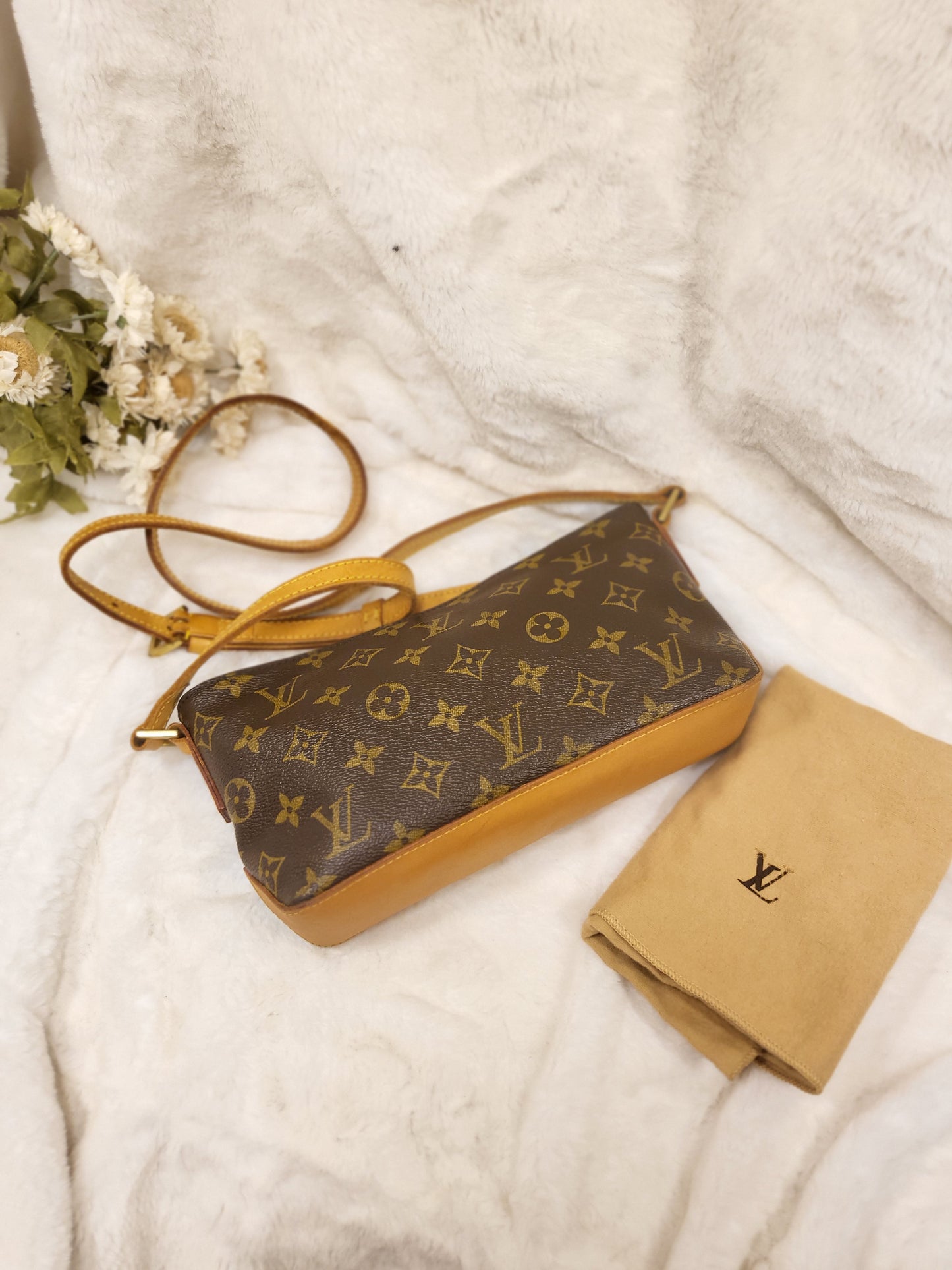 Authentic pre-owned Louis Vuitton Trotteur crossbody shoulder bag