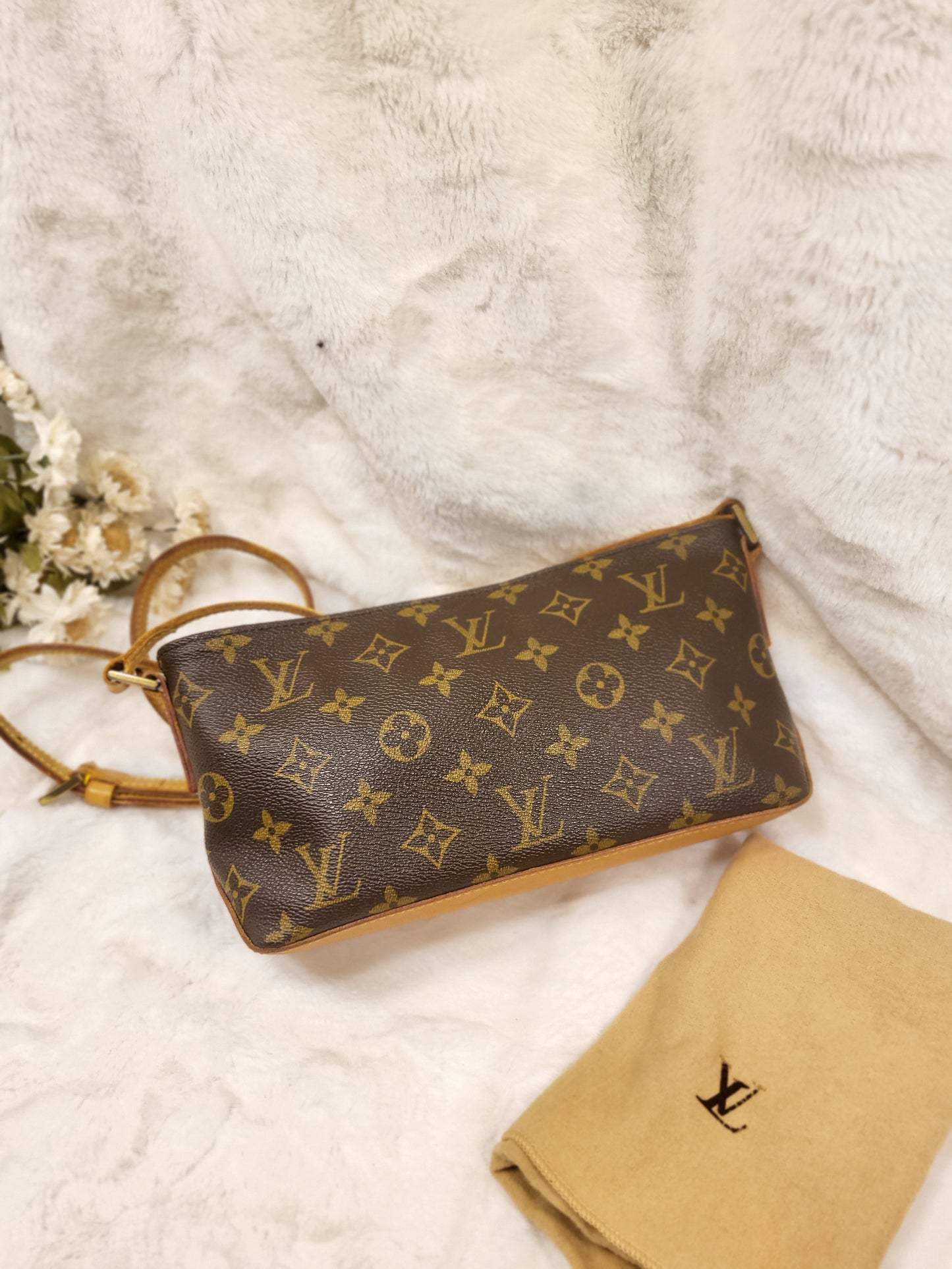 Authentic pre-owned Louis Vuitton Trotteur crossbody shoulder bag