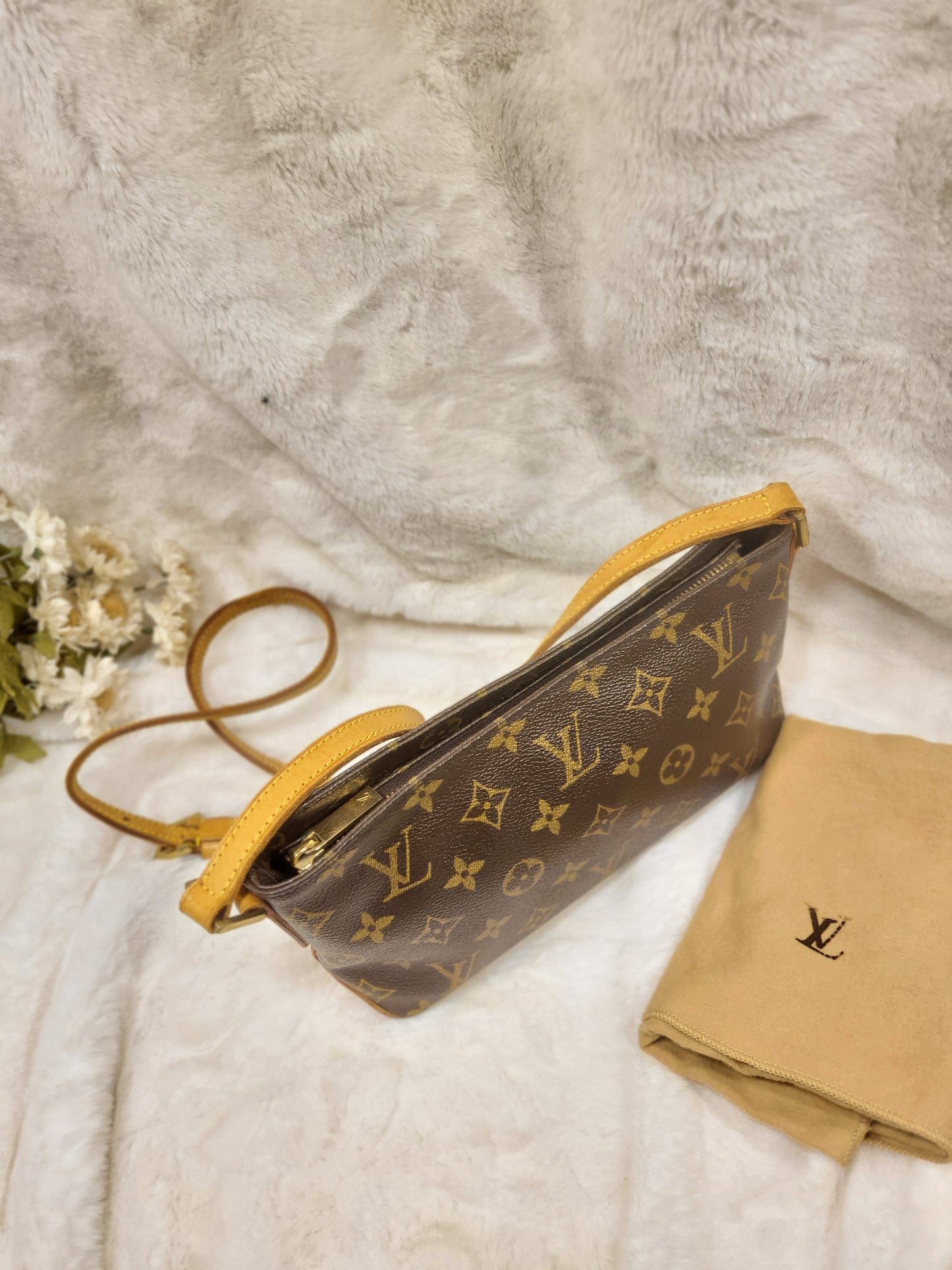 Authentic pre-owned Louis Vuitton Trotteur crossbody shoulder bag