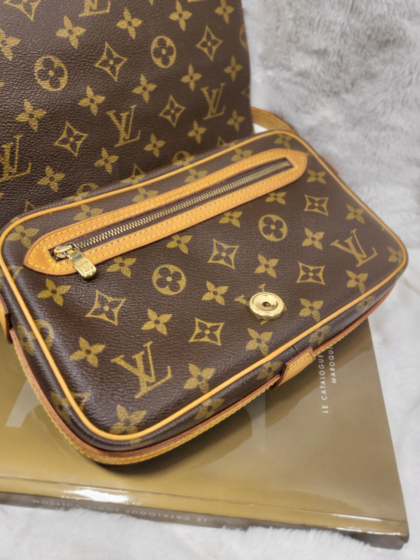 Authentic pre-owned Louis Vuitton Saint Germain 23 crossbody shoulder bag